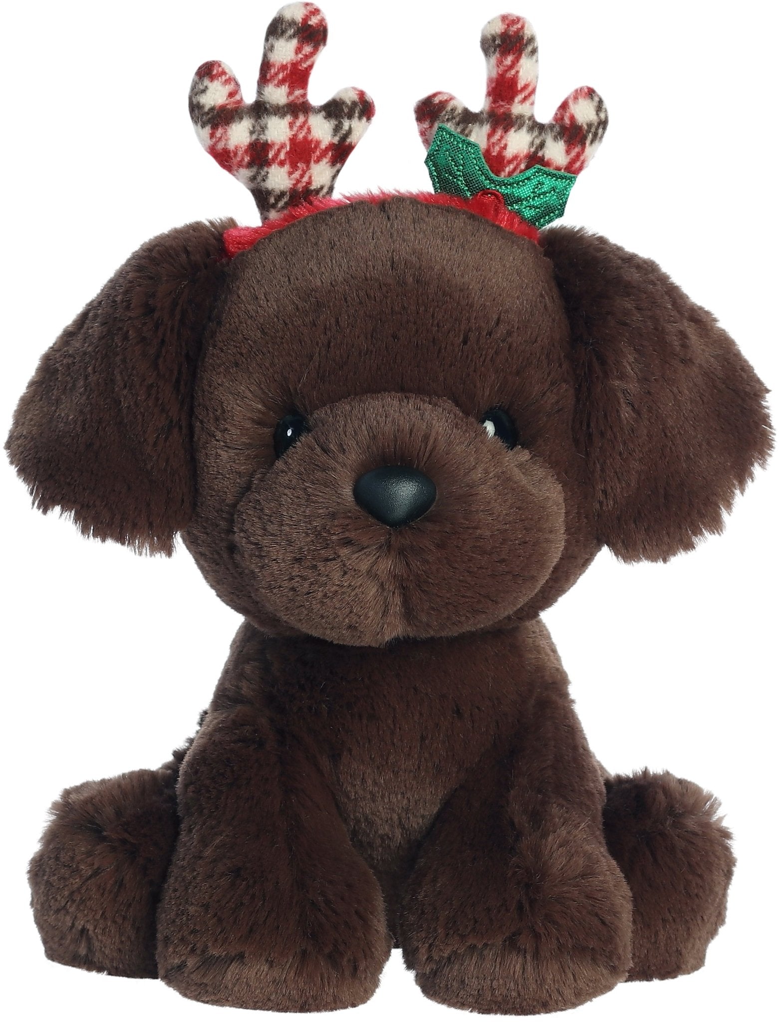 Holiday Cheer - Rudy Chocolate Lab 10.5" - Mastermind Toys___245854
