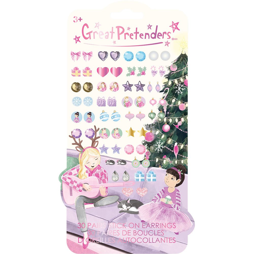Holiday Sticker Earrings, 30 pairs - Mastermind Toys___238897