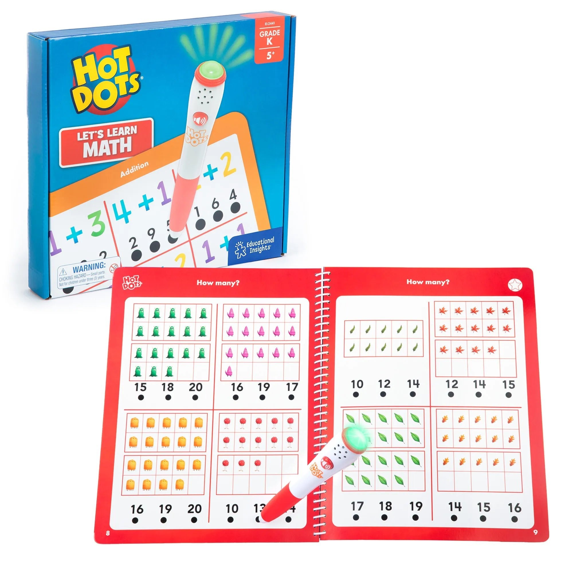 Hot Dots® Let's Learn Kindergarten Math - Mastermind Toys___255153