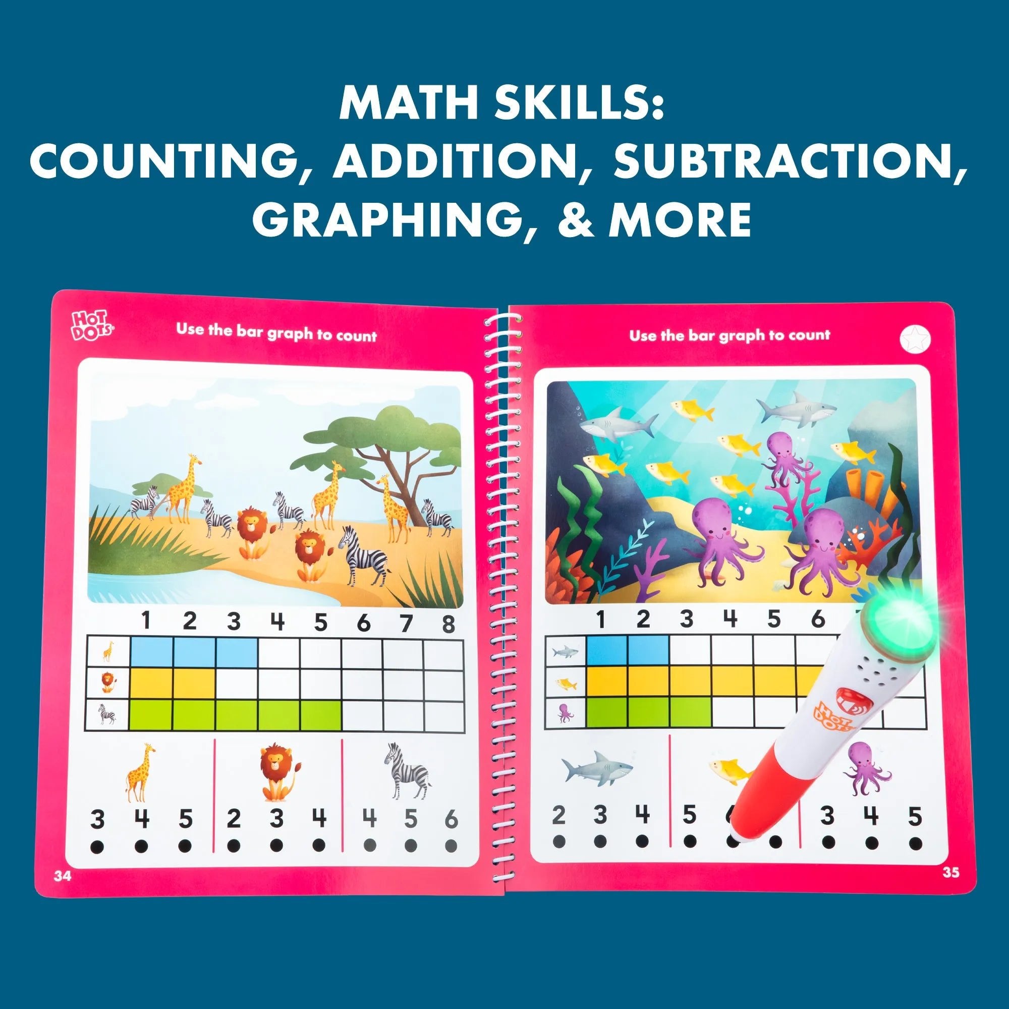 Hot Dots® Let's Learn Kindergarten Math - Mastermind Toys___255153