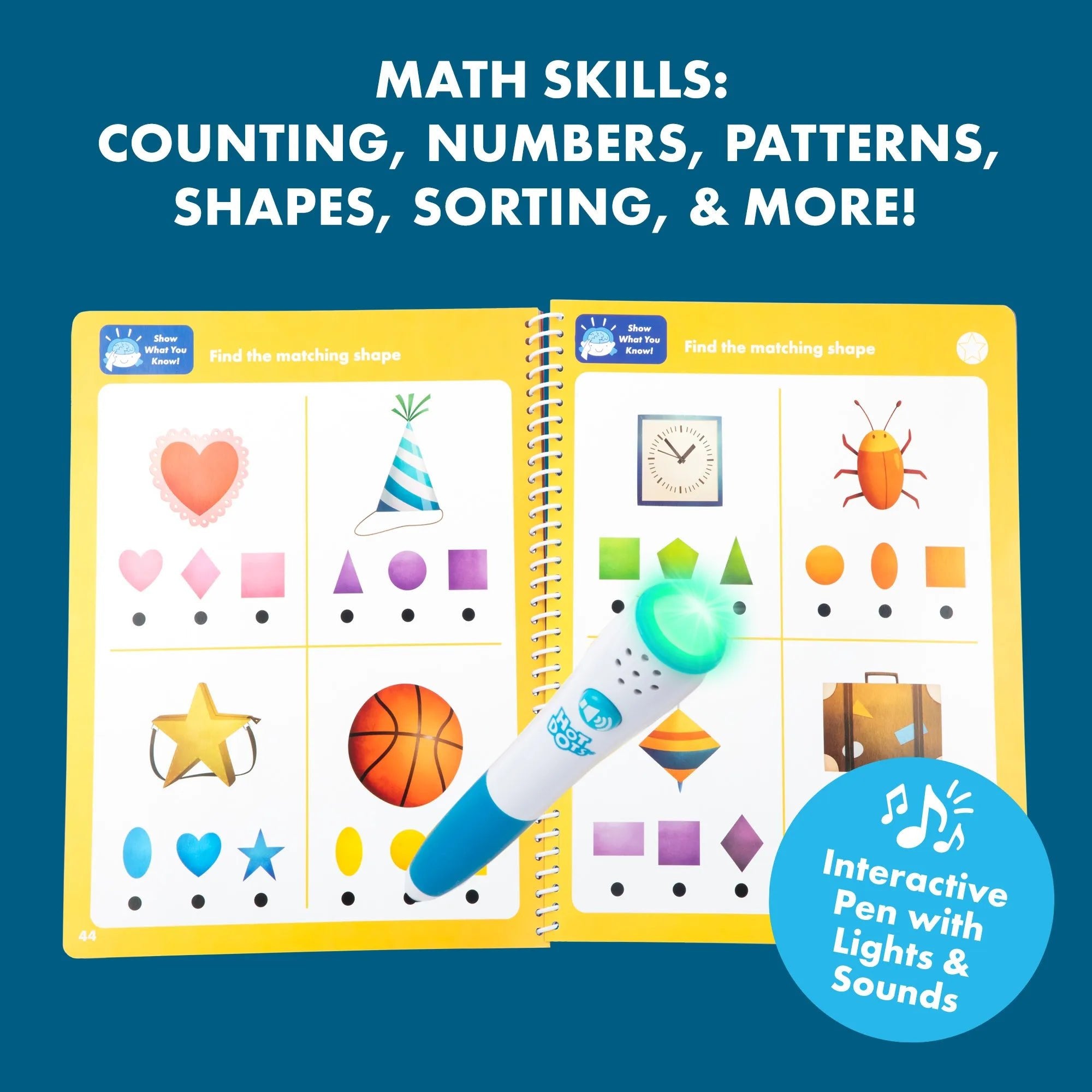 Hot Dots® Let's Learn Pre - K Math - Mastermind Toys___255152