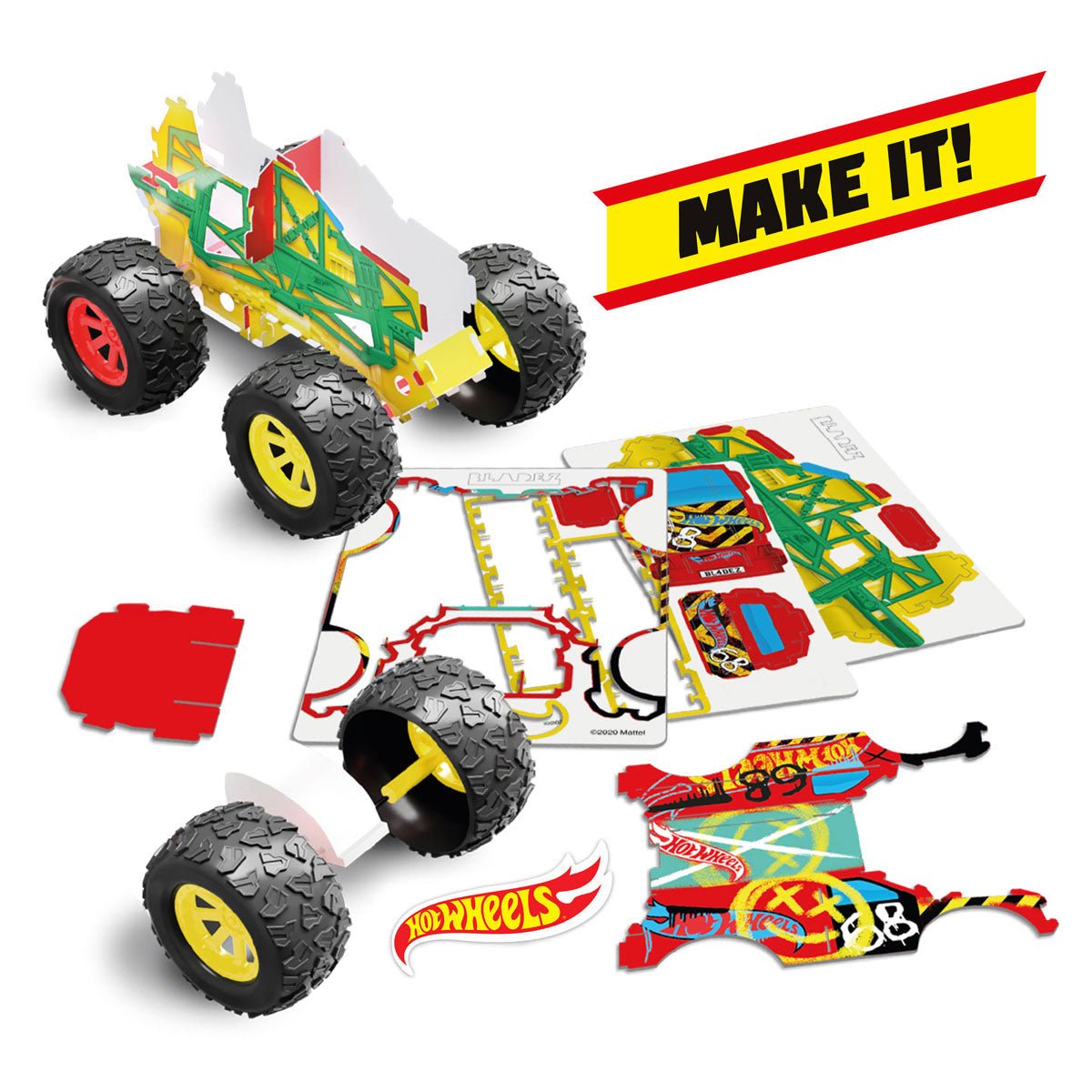 Hot Wheels Monster Trucks Crash Zone Twin Pack - Mastermind Toys___400056