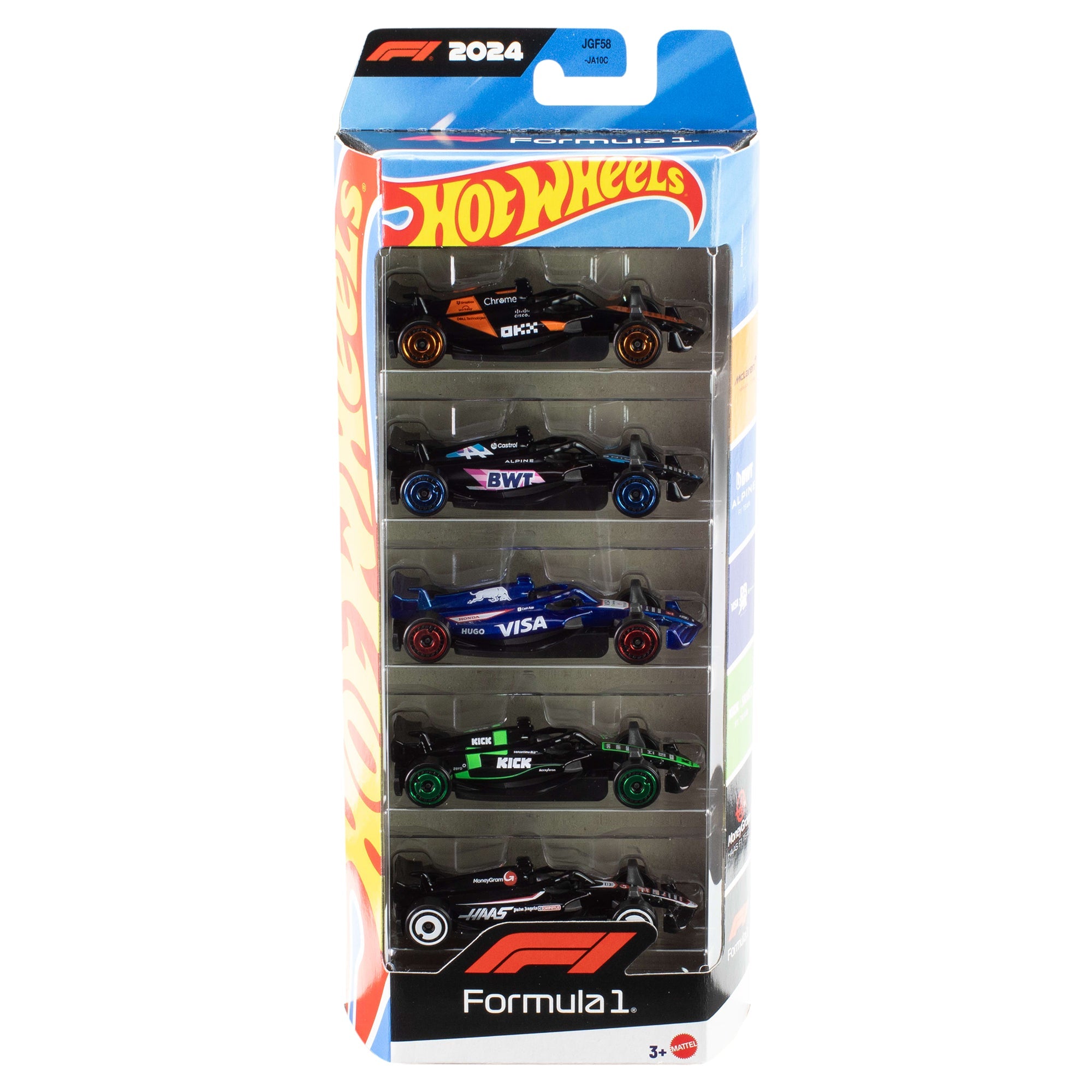 Hot Wheels® Racing™ Formula 1® 5 - Pack Race Team - Mastermind Toys___247973