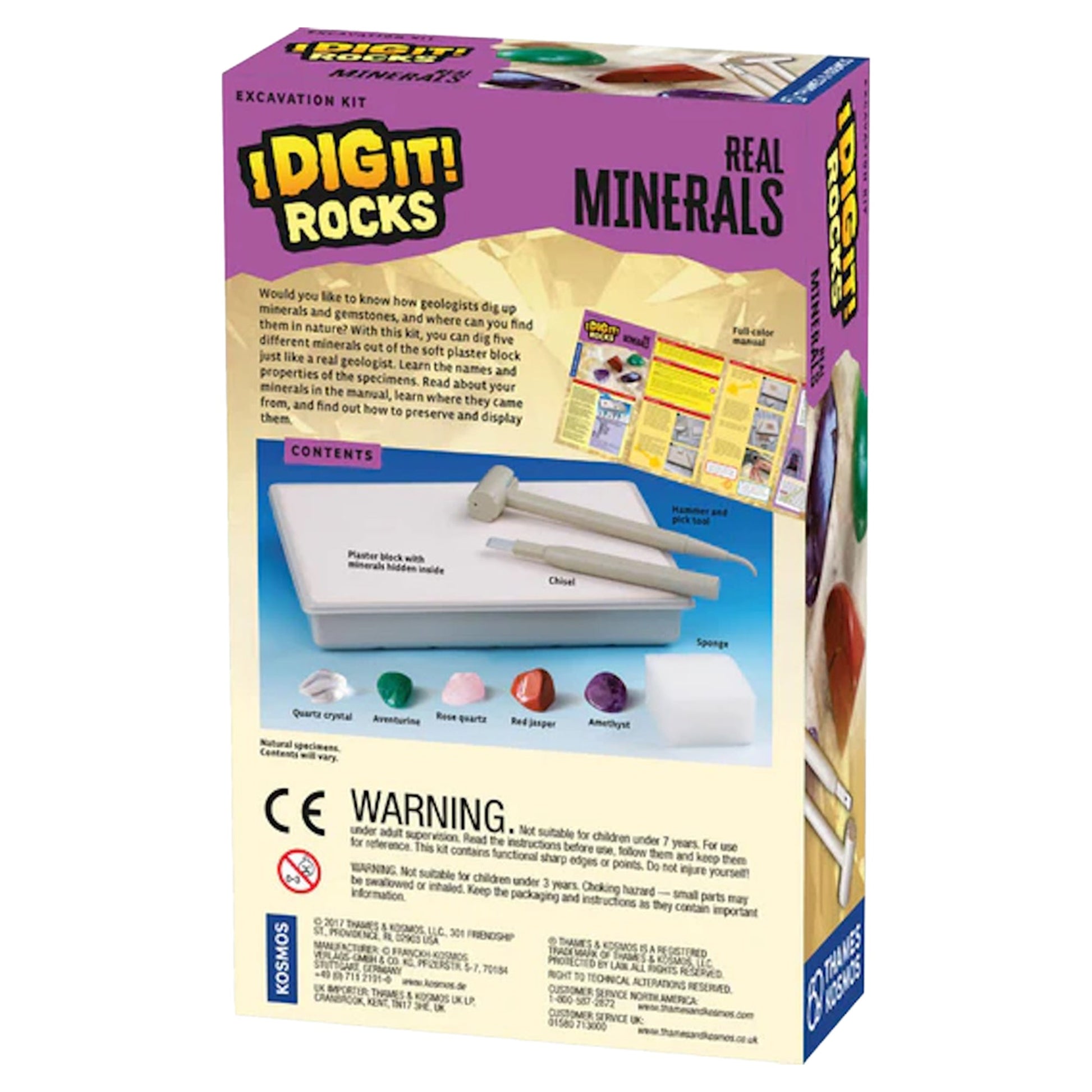 I Dig It! Rocks - Real Minerals Excavation Kit - Mastermind Toys___248479