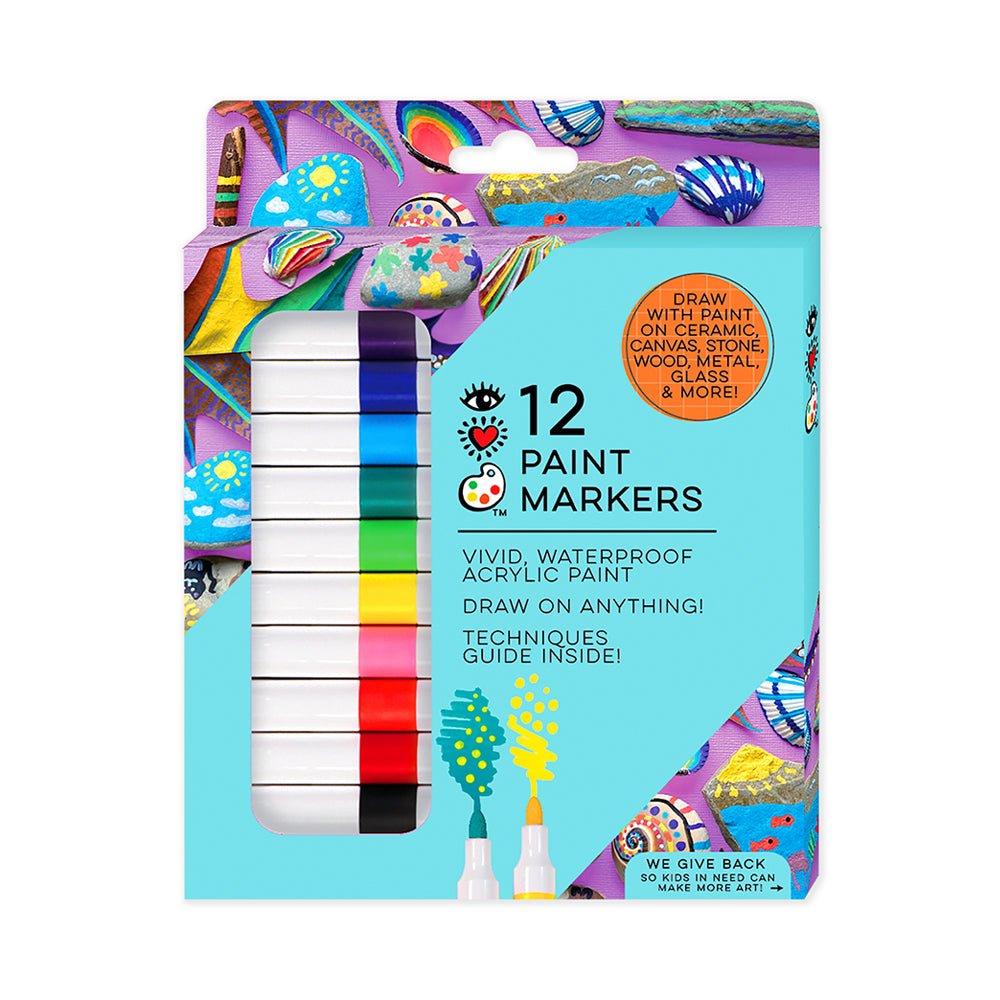iHeartArt 12 Acrylic Paint Markers - Mastermind Toys___226729