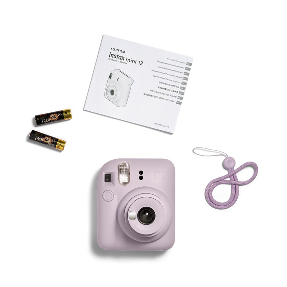 Instax Mini 12 Camera with Film - Lilac Purple – Mastermind Toys Instax Mini 12 Camera with Film - Lilac Purple – Mastermind Toys