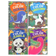 It'S Time To Color Books - 4 Asst. - Mastermind Toys___248756