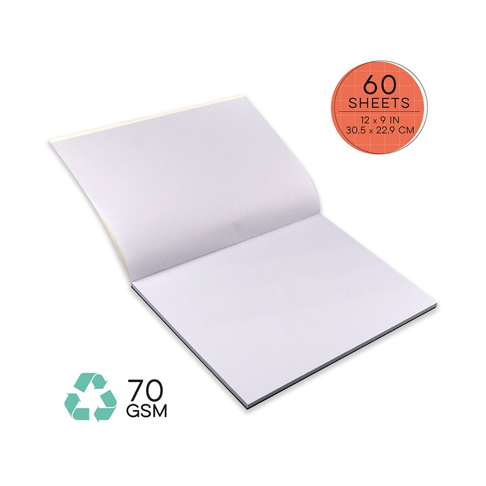 JR Recycled Newsprint Pad - 12" x 9" - Mastermind Toys___226740