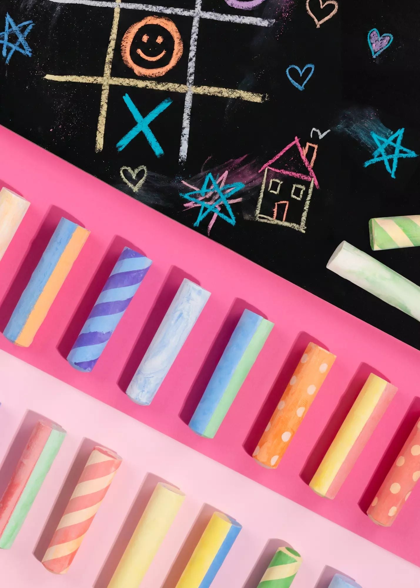 Jumbo Rainbow Sidewalk Chalk (24 colors) - Mastermind Toys___250105
