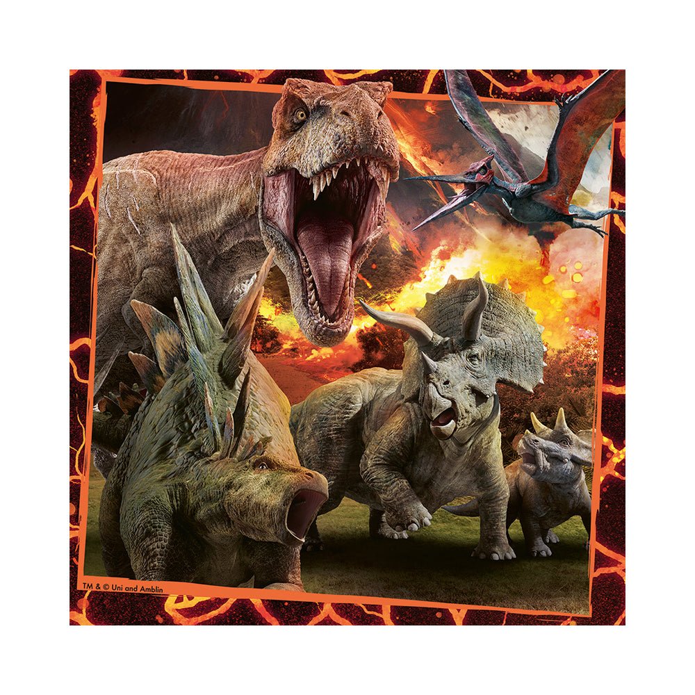 Jurassic World: Instinct to Hunt 3 x 49pc Puzzles - Mastermind Toys___226947