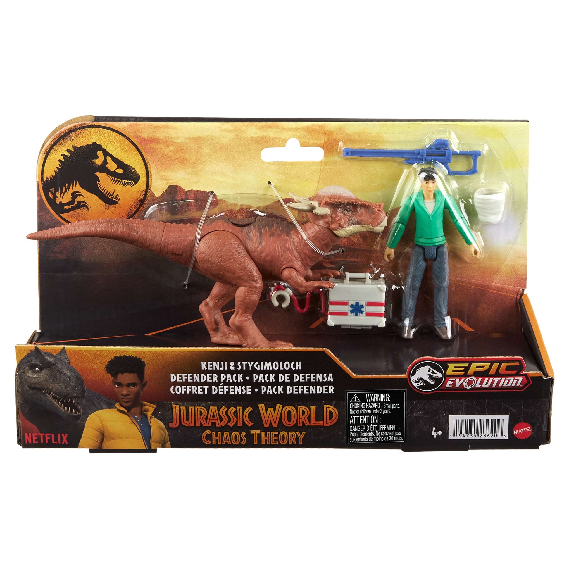 JW ANIMATION HUMAN DINO PACK KENJI STYGIMOLACH - Mastermind Toys___238149