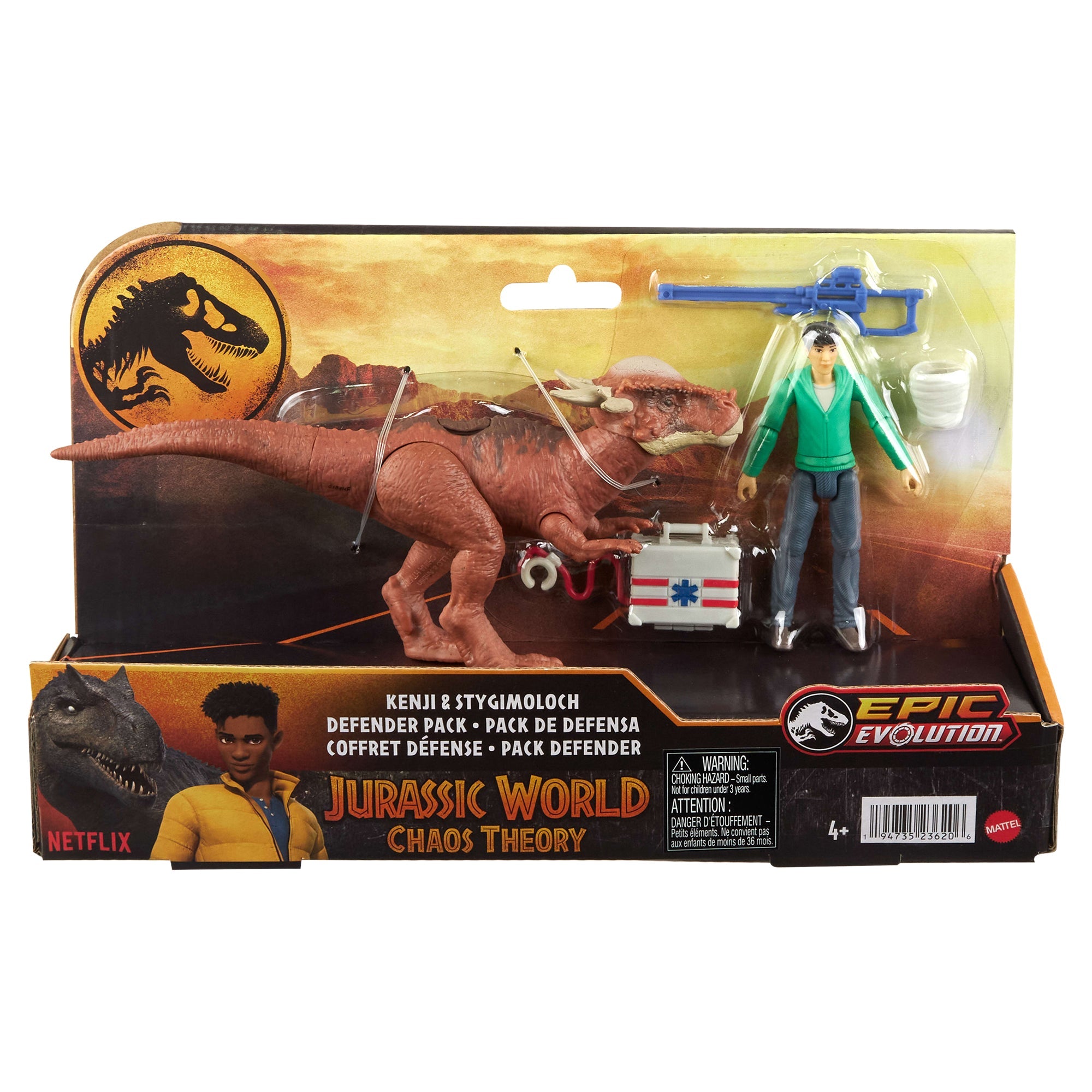 JW ANIMATION HUMAN DINO PACK KENJI STYGIMOLACH - Mastermind Toys___238149