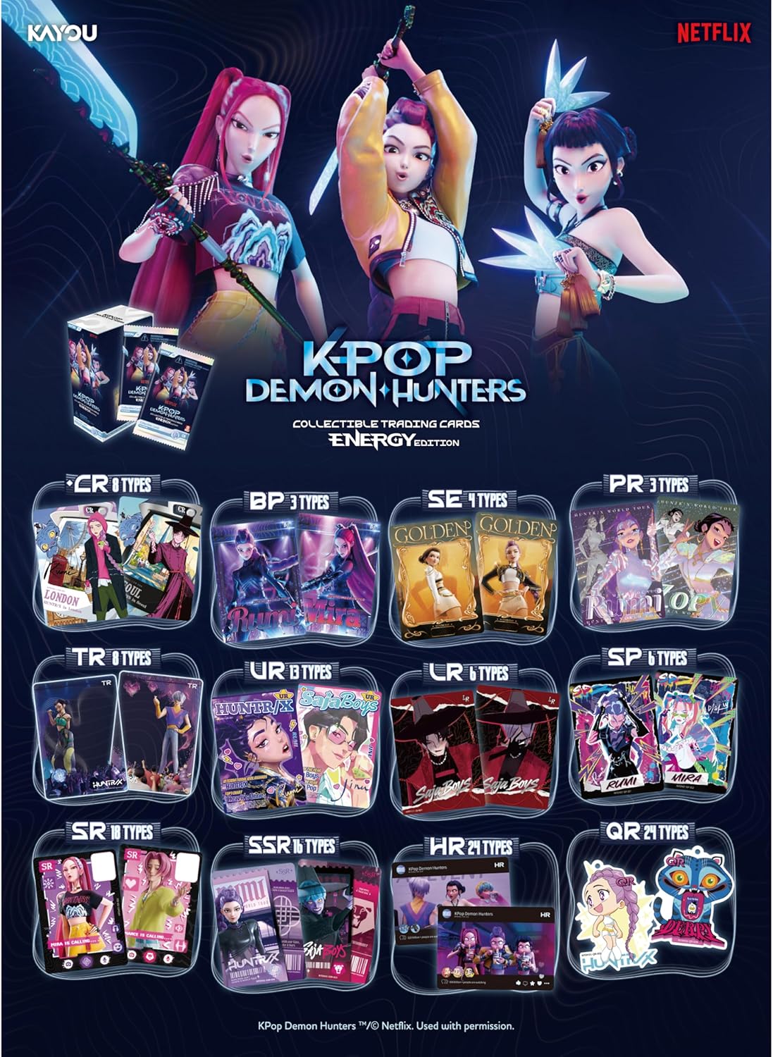 K POP Demon Hunters World Tour Cards - Energy - Mastermind Toys___256416