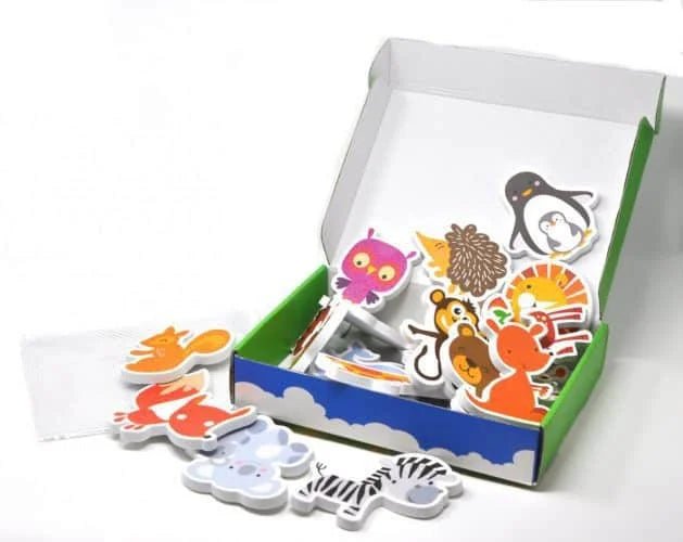 Karaze78 Foam Bath Toys - 18 Piece Land Animals - Mastermind Toys___255111