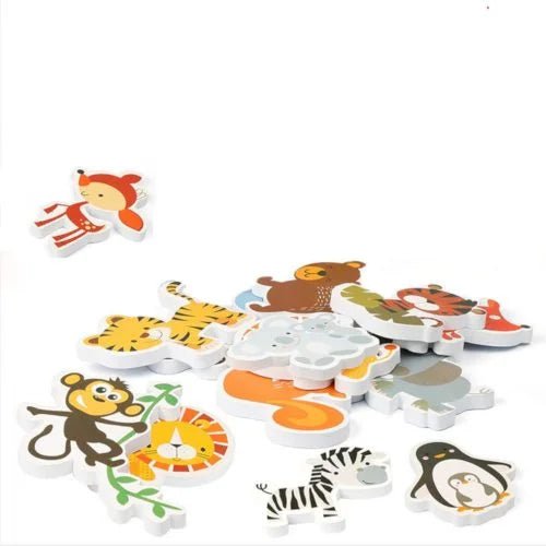 Karaze78 Foam Bath Toys - 18 Piece Land Animals - Mastermind Toys___255111
