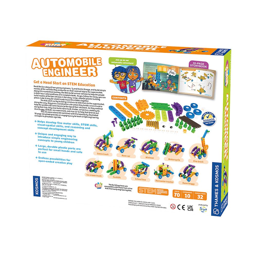 Kids First Automobile Engineer Kit and Storybook - Mastermind Toys___226640