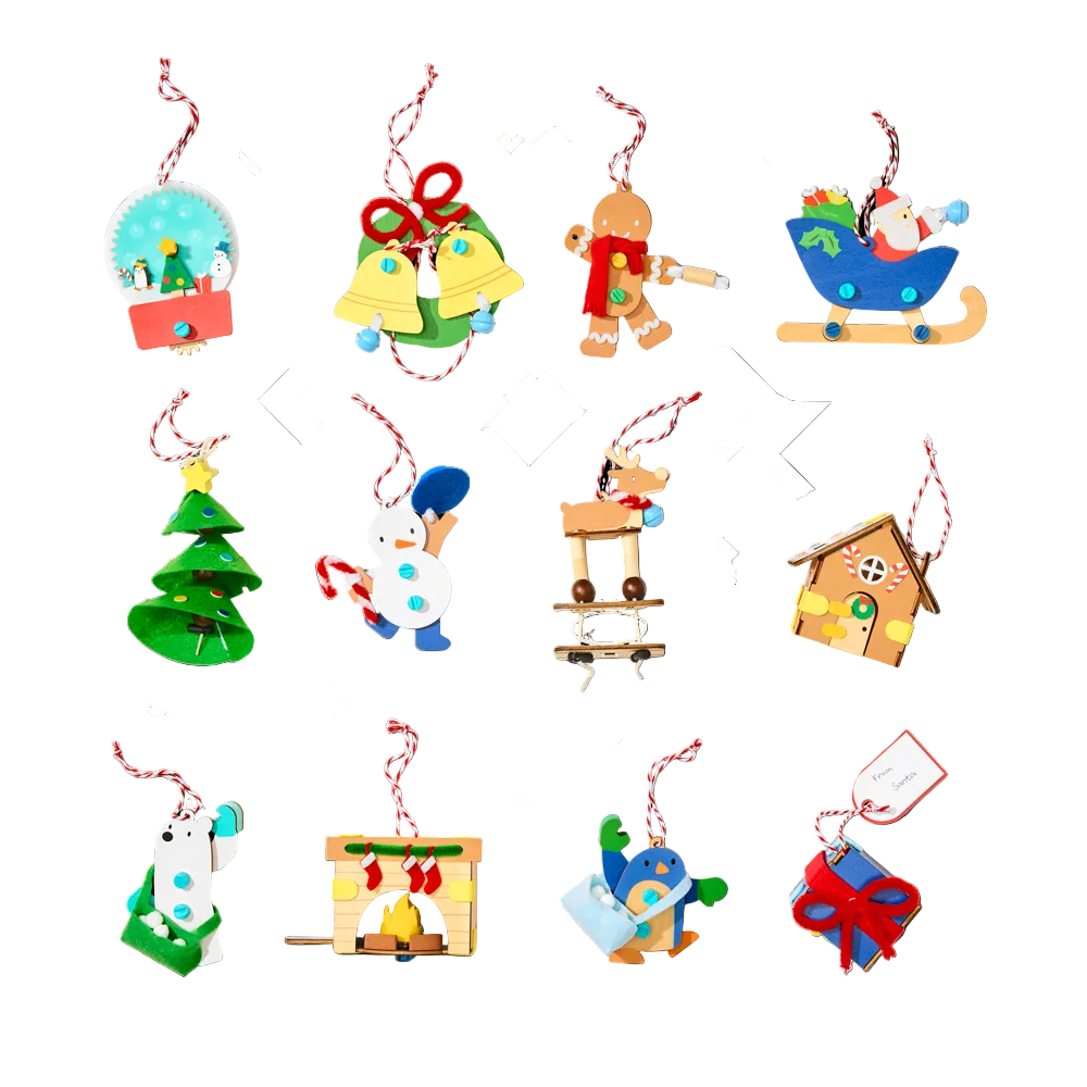 KiwiCo Mechanical Ornaments Advent Calendar - Mastermind Toys___257169