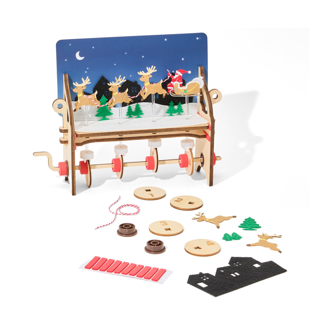 KiwiCo Santa's Sleigh Automaton - Mastermind Toys___257167