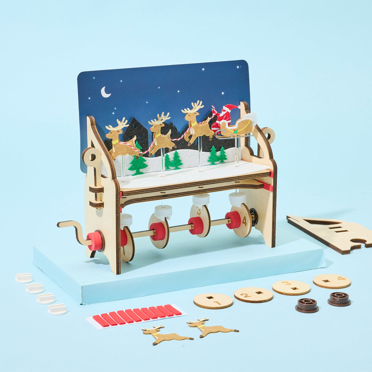 KiwiCo Santa's Sleigh Automaton - Mastermind Toys___257167