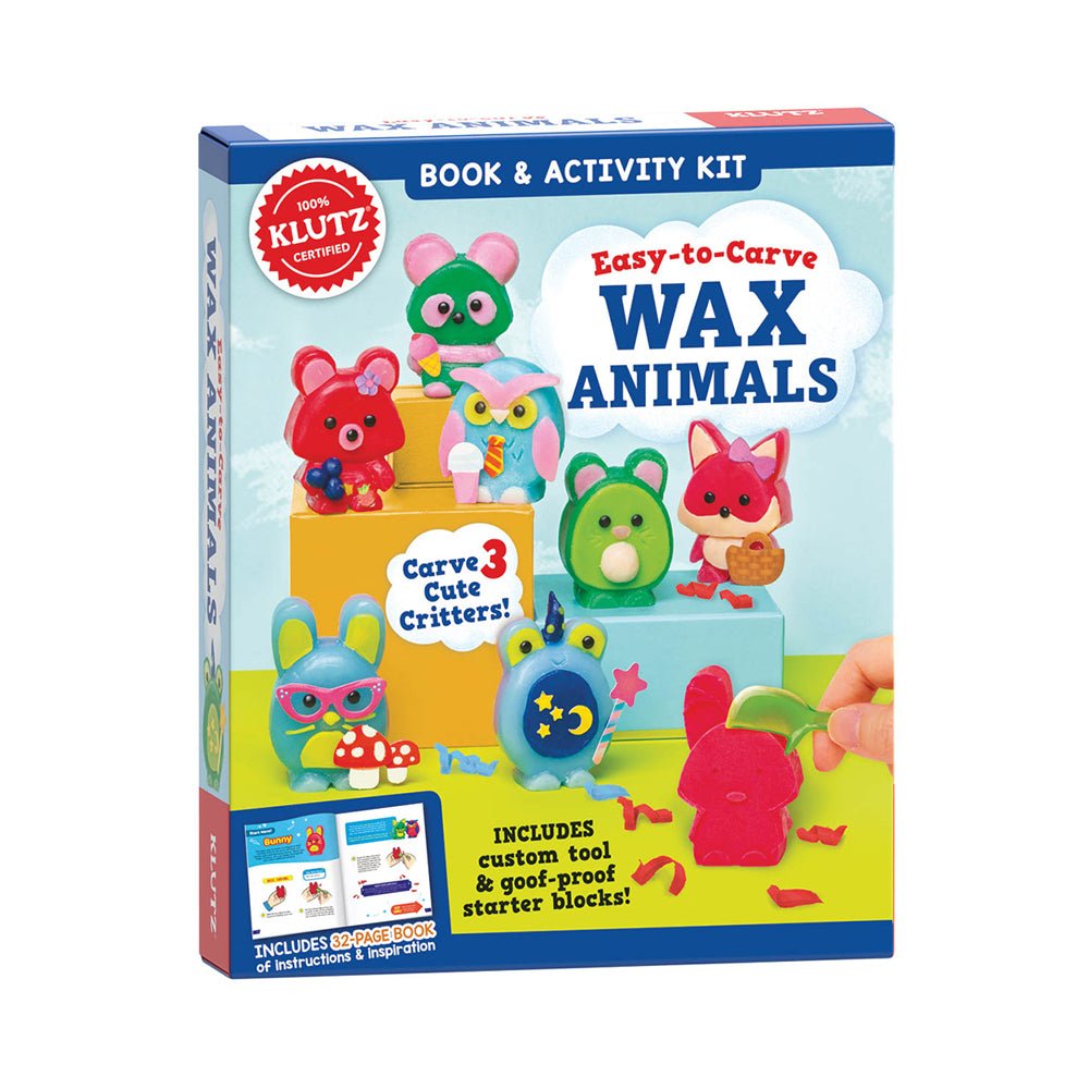 Klutz Easy - to - Carve Wax Animals Book - Mastermind Toys___231636