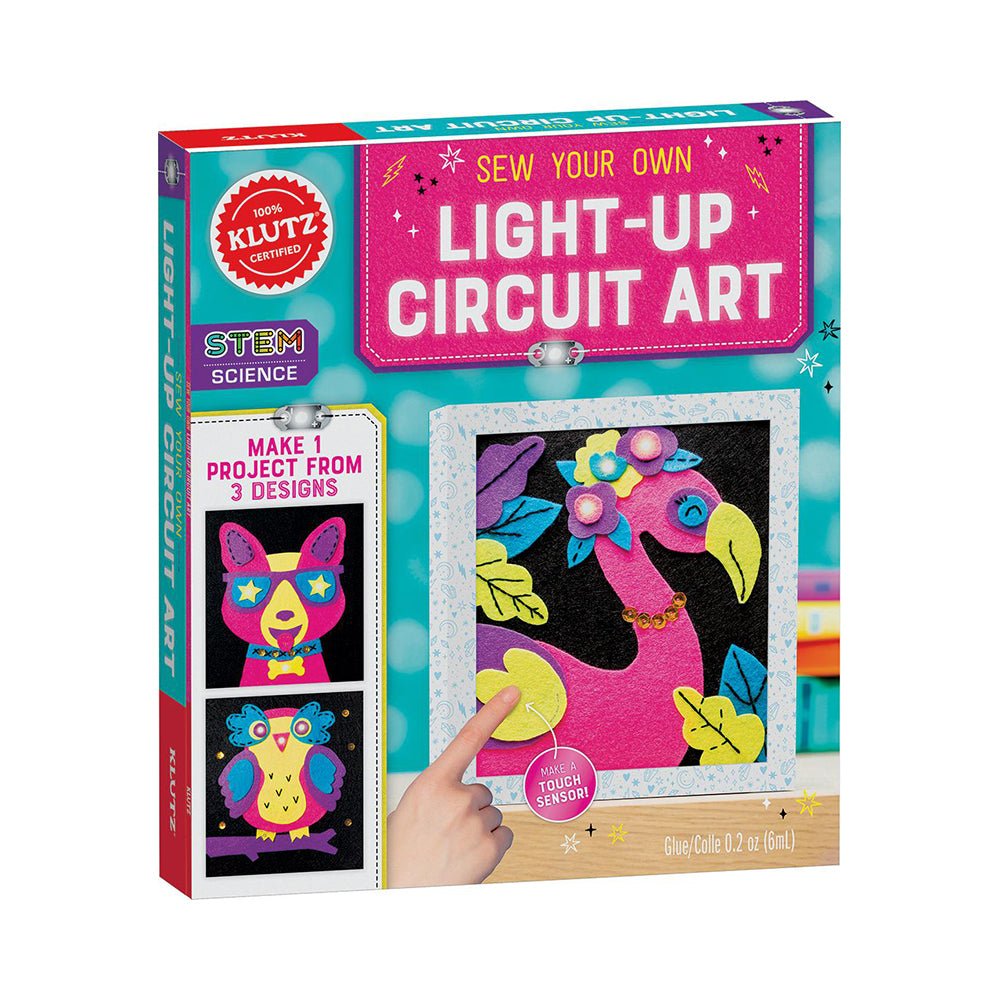 Klutz Sew Your Own Light - Up Circuit Art Book - Mastermind Toys___216073