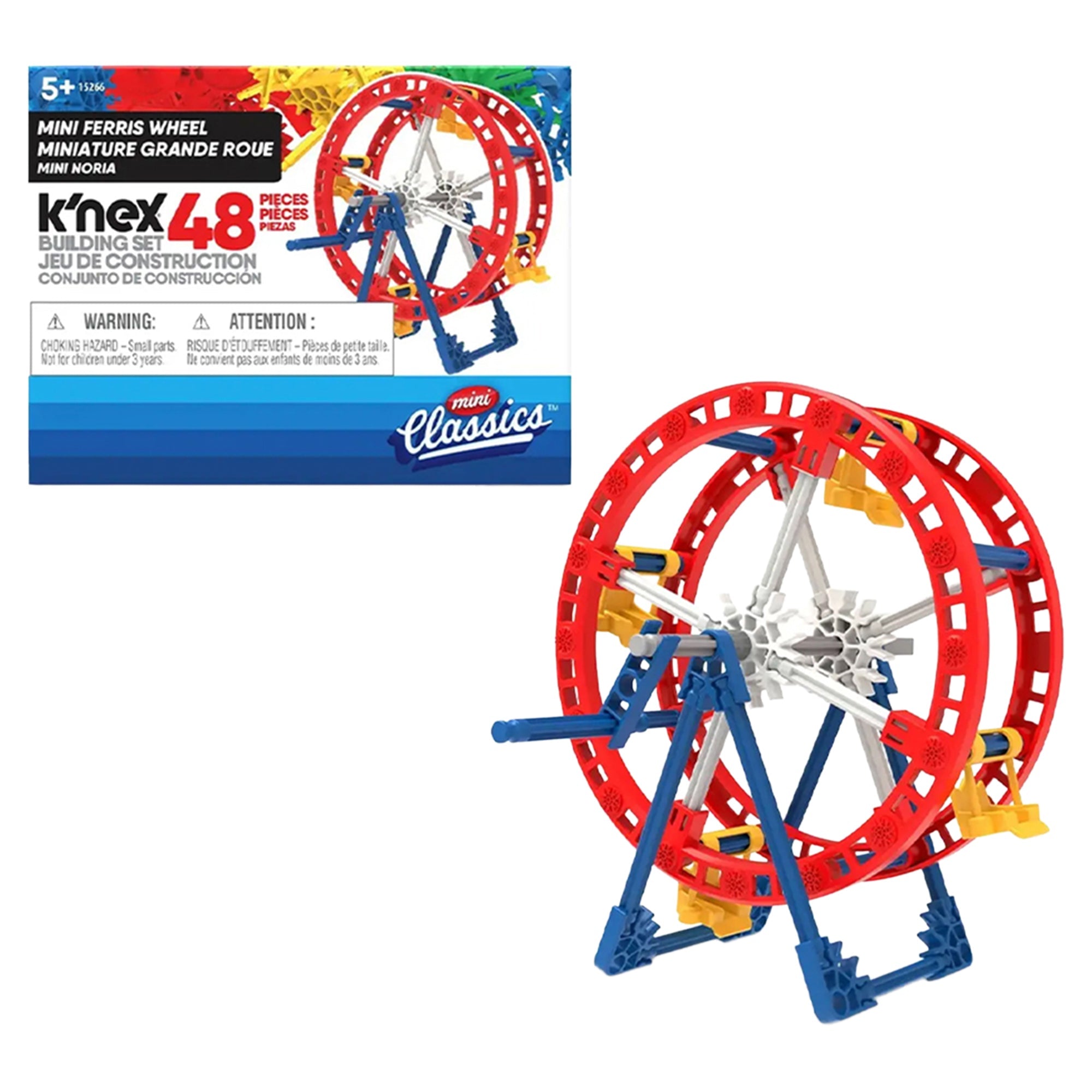 K'nex Mini Classics 48pc Mini Ferris Wheel CDU - Mastermind Toys___248019