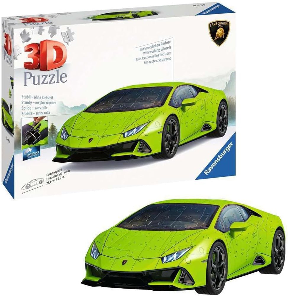 Lamborghini Huracan Verde 3D Puzzle - Mastermind Toys___237037