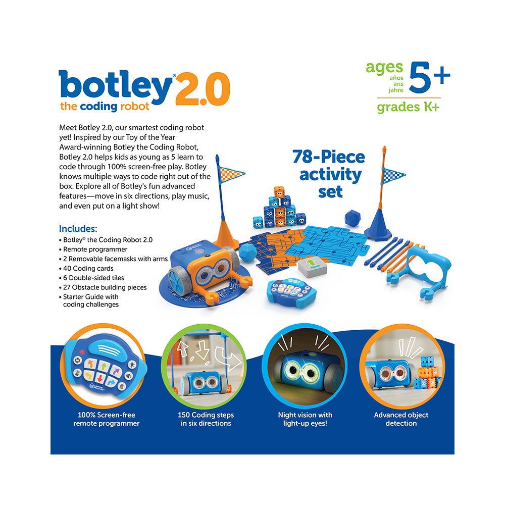 Learning Resources® Botley® 2.0 Coding Robot Activity Set - Mastermind Toys___219085