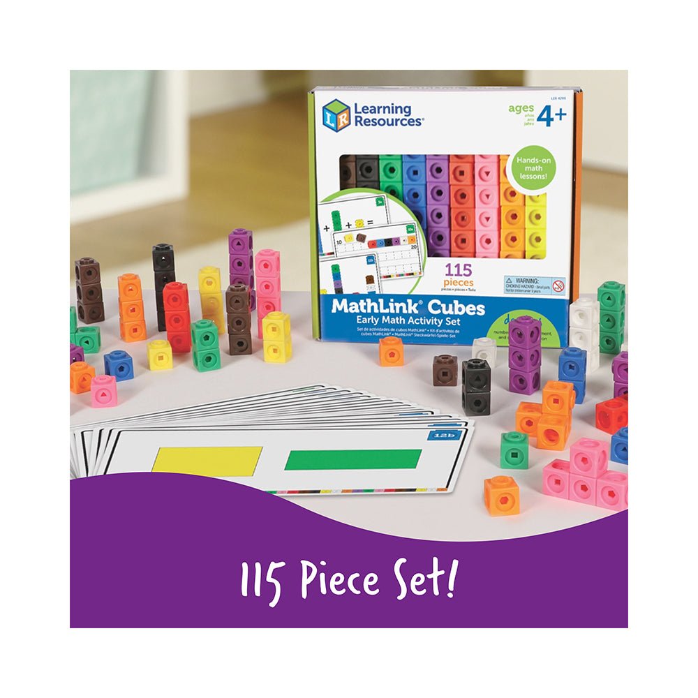 Learning Resources Mathlink Cubes Early Math Activity Set - Mastermind Toys___219032