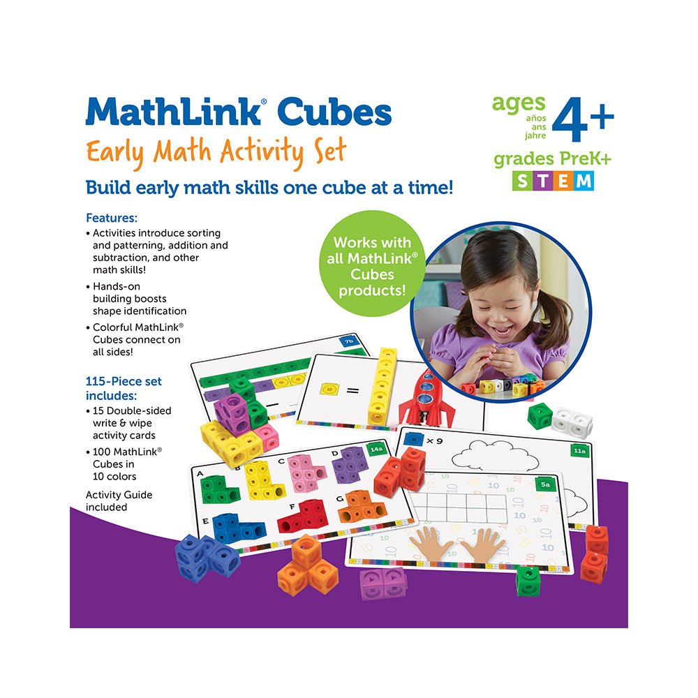 Learning Resources Mathlink Cubes Early Math Activity Set - Mastermind Toys___219032