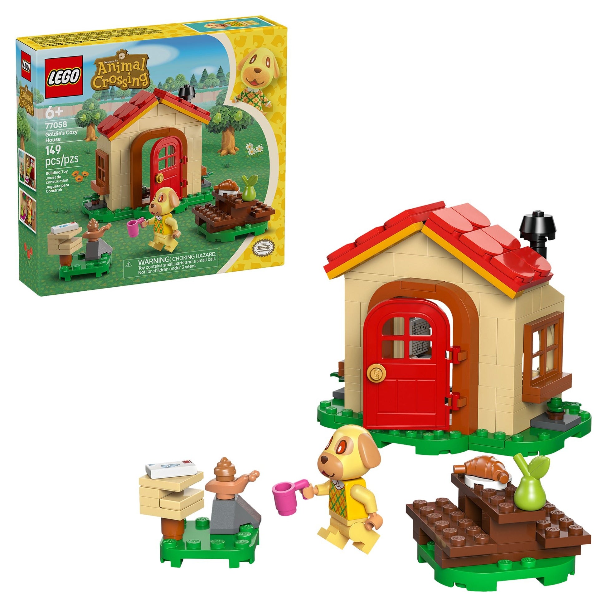 LEGO® Animal Crossing™ Goldie’s Cozy House 77058 - Mastermind Toys___246707