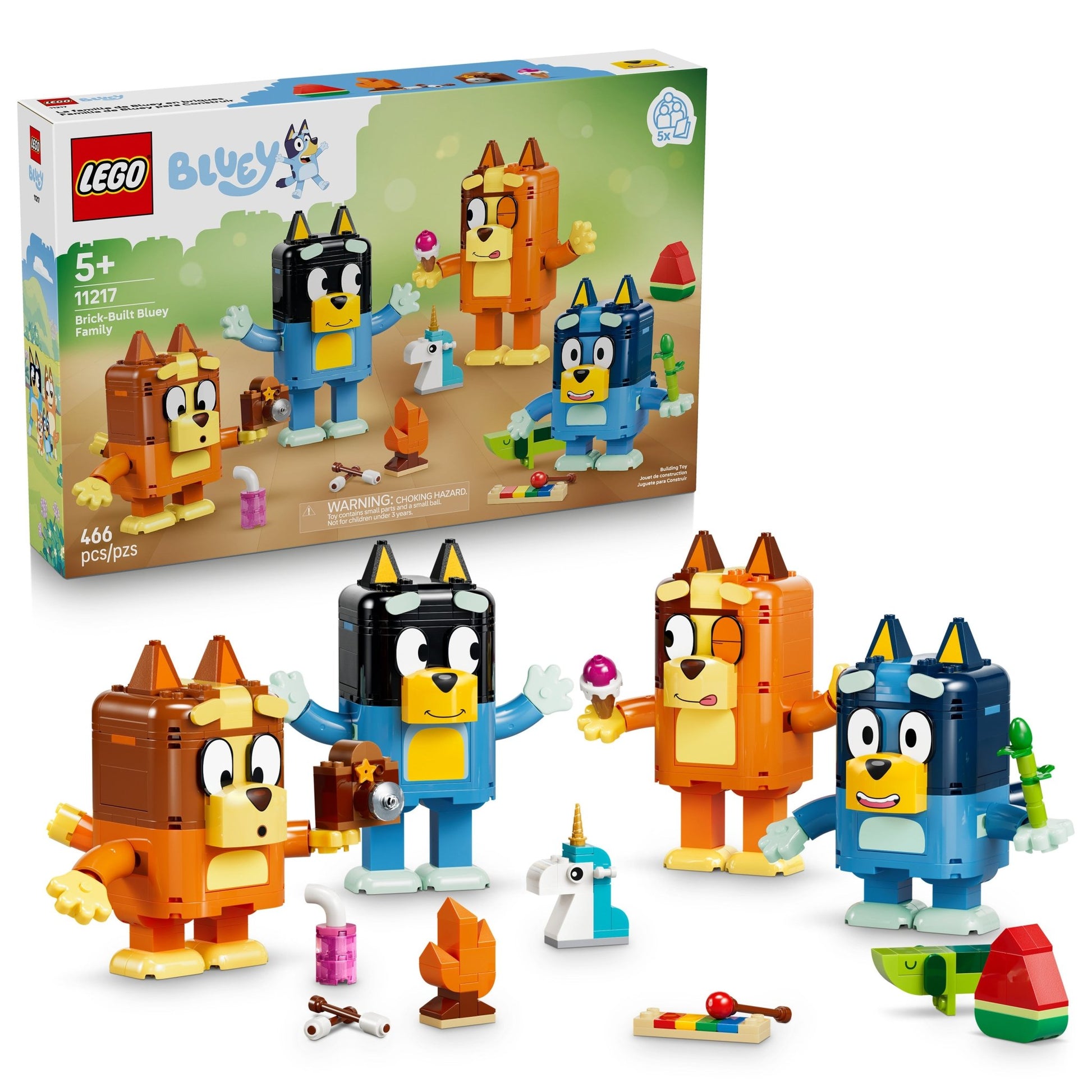 LEGO® Bluey Brick-Built Bluey Family 11217 - Mastermind Toys___253763