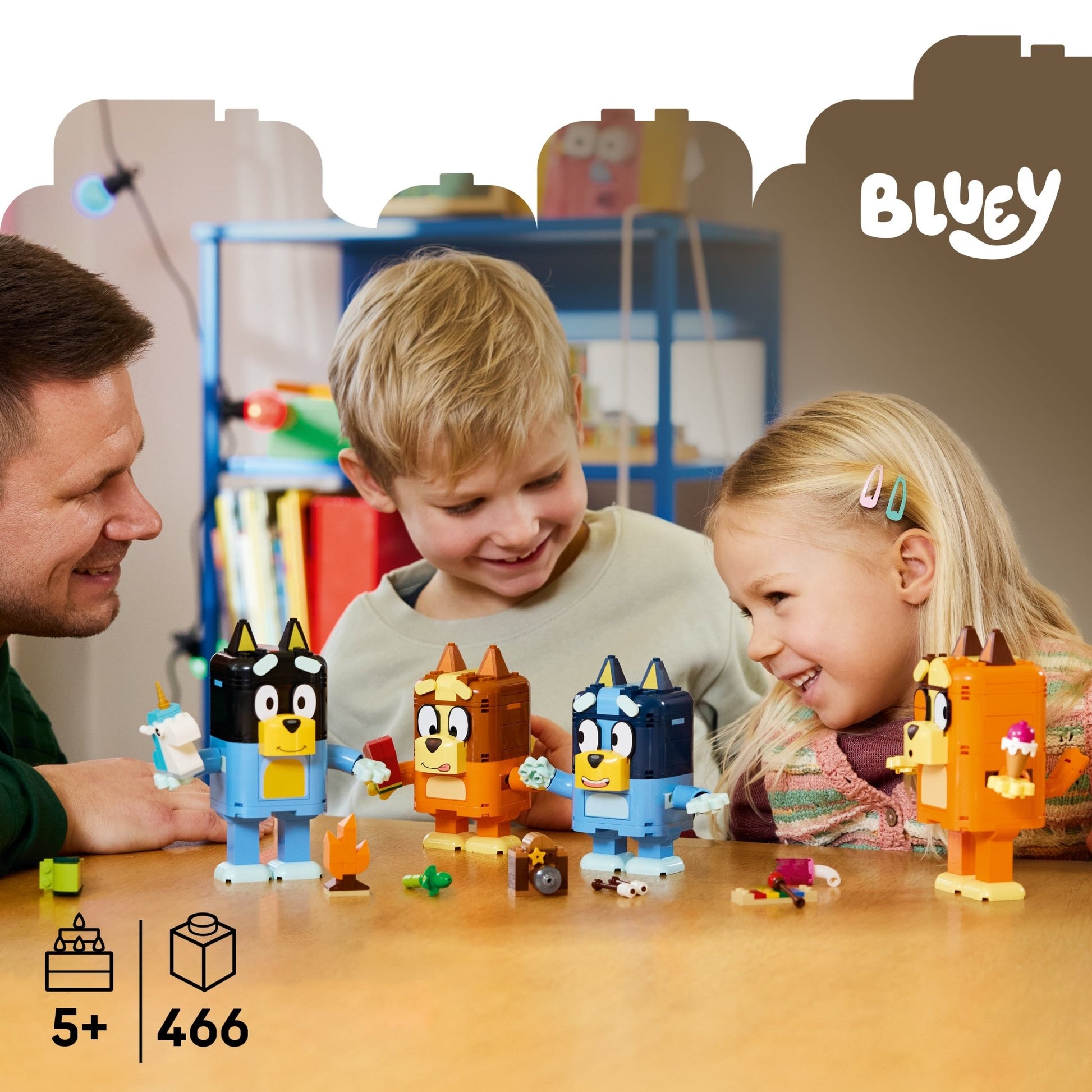 LEGO® Bluey Brick-Built Bluey Family 11217 - Mastermind Toys___253763