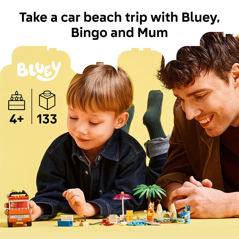 LEGO® Bluey's Beach & Family Car Trip 11202 - Mastermind Toys___246705