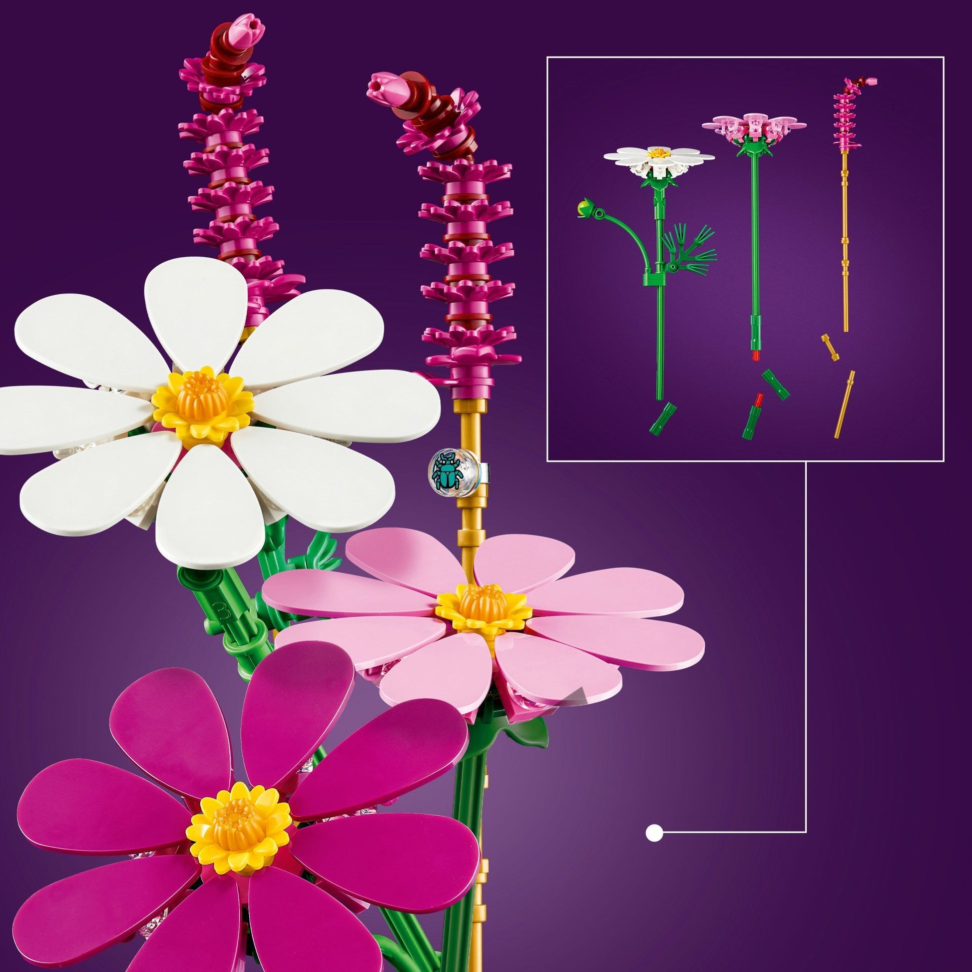LEGO Botanicals Cosmos Flowers 11514 - Mastermind Toys___253775