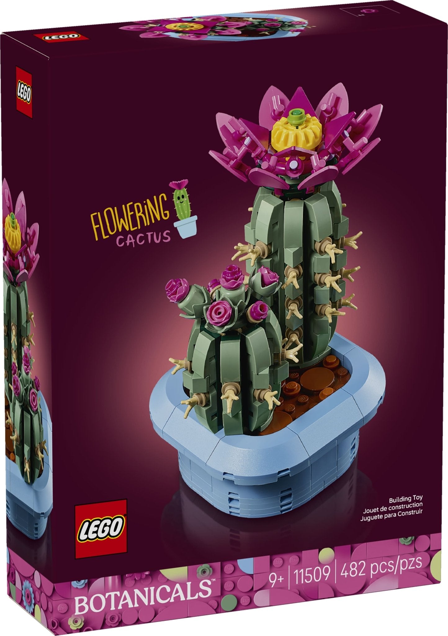 LEGO® Botanicals Flowering Cactus Plants Decor 11509 - Mastermind Toys___249476