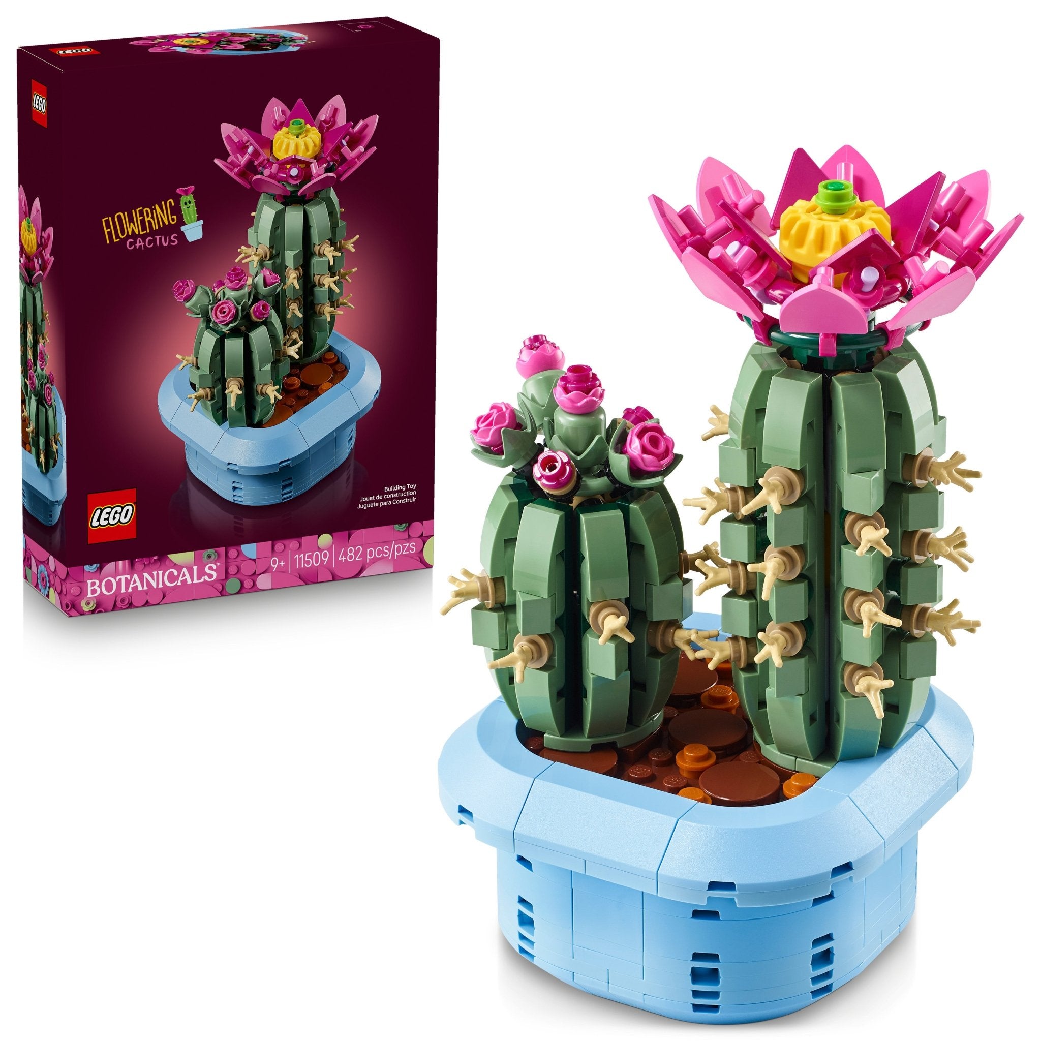 LEGO® Botanicals Flowering Cactus Plants Decor 11509 - Mastermind Toys___249476