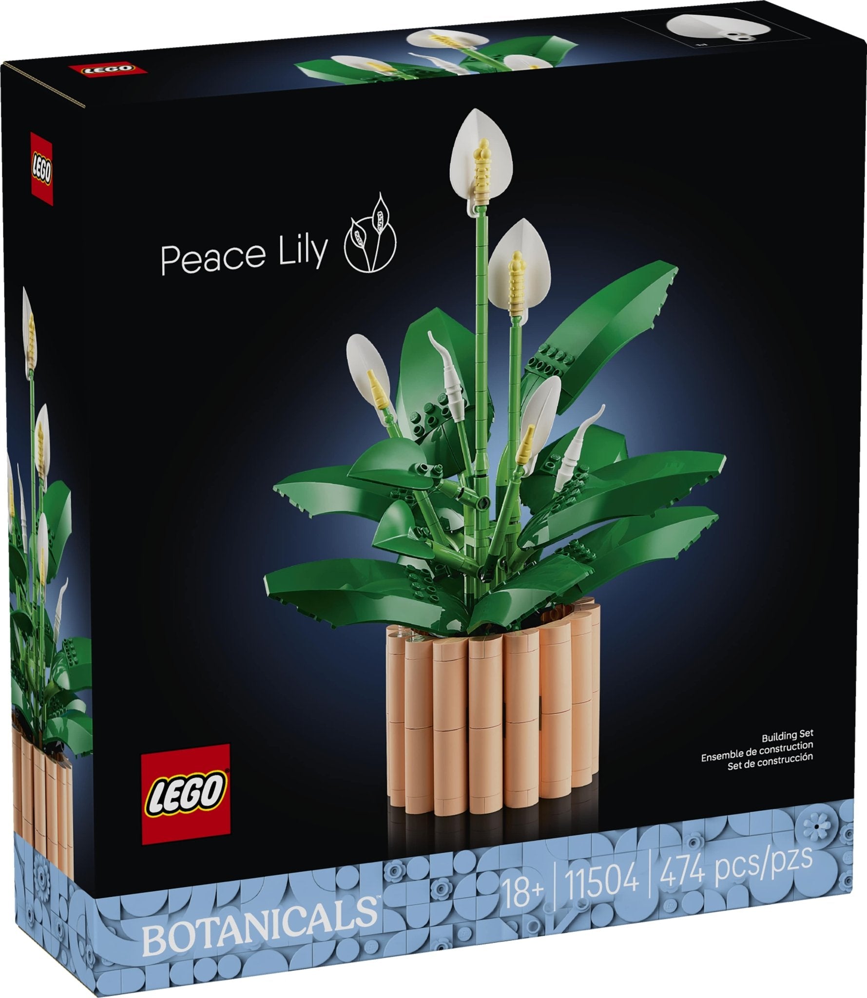 LEGO® Botanicals Peace Lily Flower Decor 11504 - Mastermind Toys___249474
