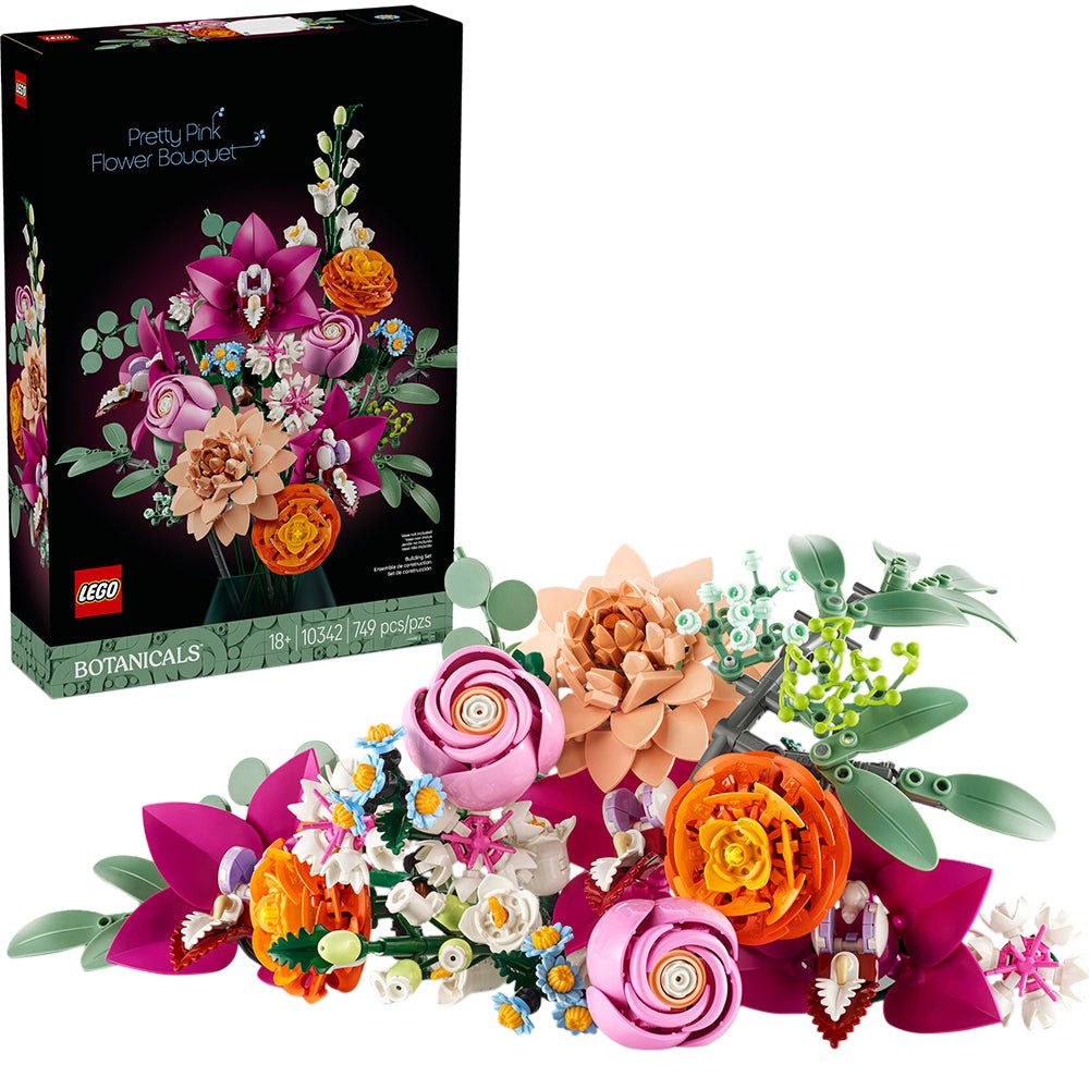 LEGO® Botanicals Pretty Pink Flower Bouquet 10342 - Mastermind Toys___244162