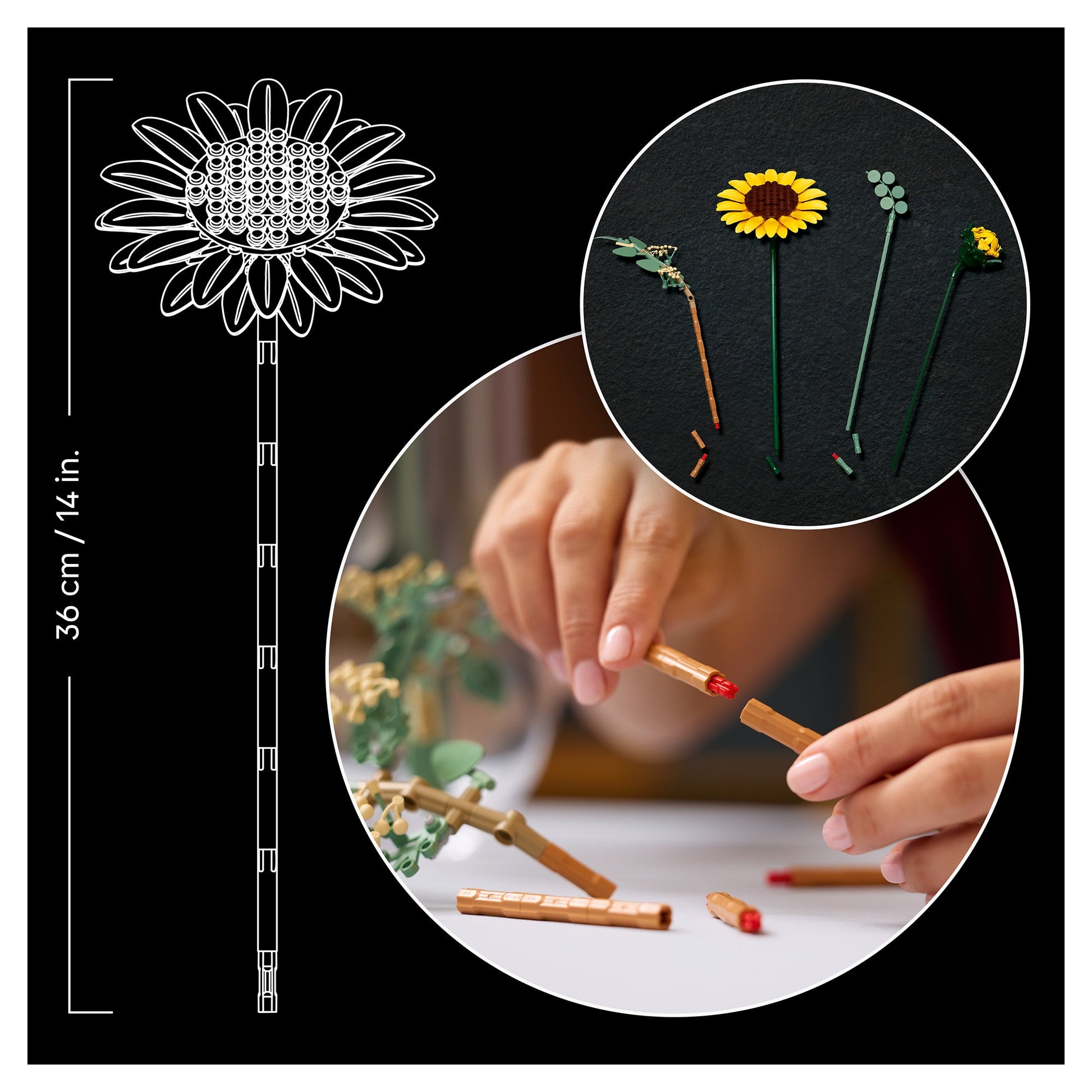 LEGO Botanicals Sunflower Bouquet Building Set 11502 - Mastermind Toys___249611