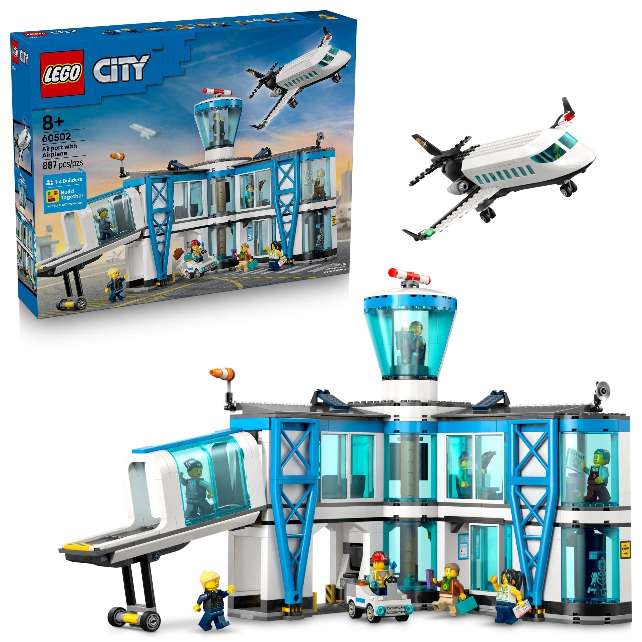 LEGO® City Airport with Airplane 60502 - Mastermind Toys___249546