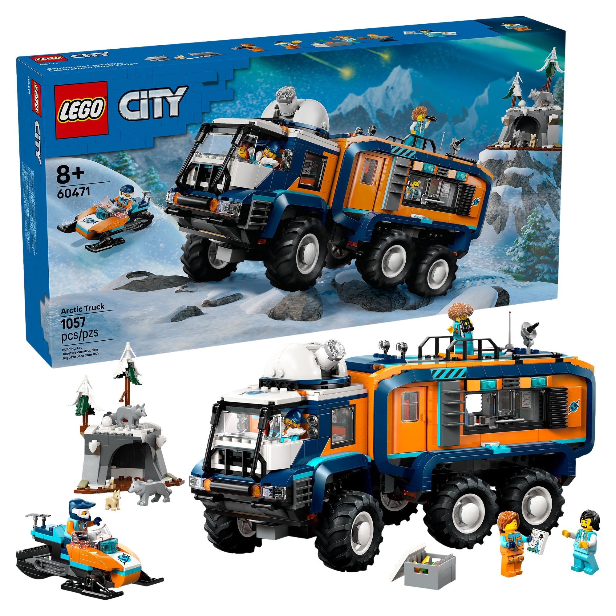LEGO® City Arctic Explorer Science Lab Truck 60471 - Mastermind Toys___246718