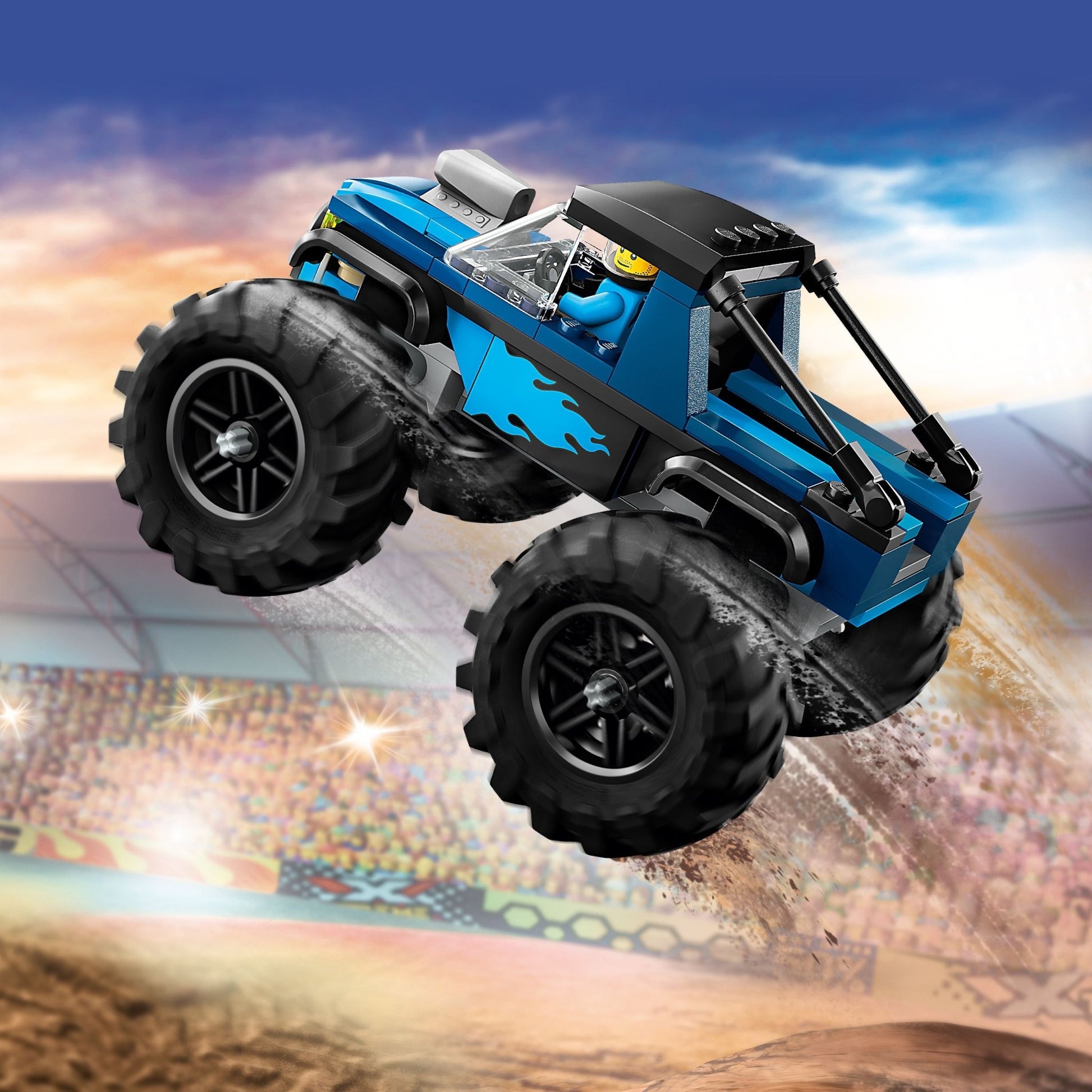 LEGO City Blue Monster Truck Off - Road Toy, Mini Monster Truck 60402 - Mastermind Toys___232548