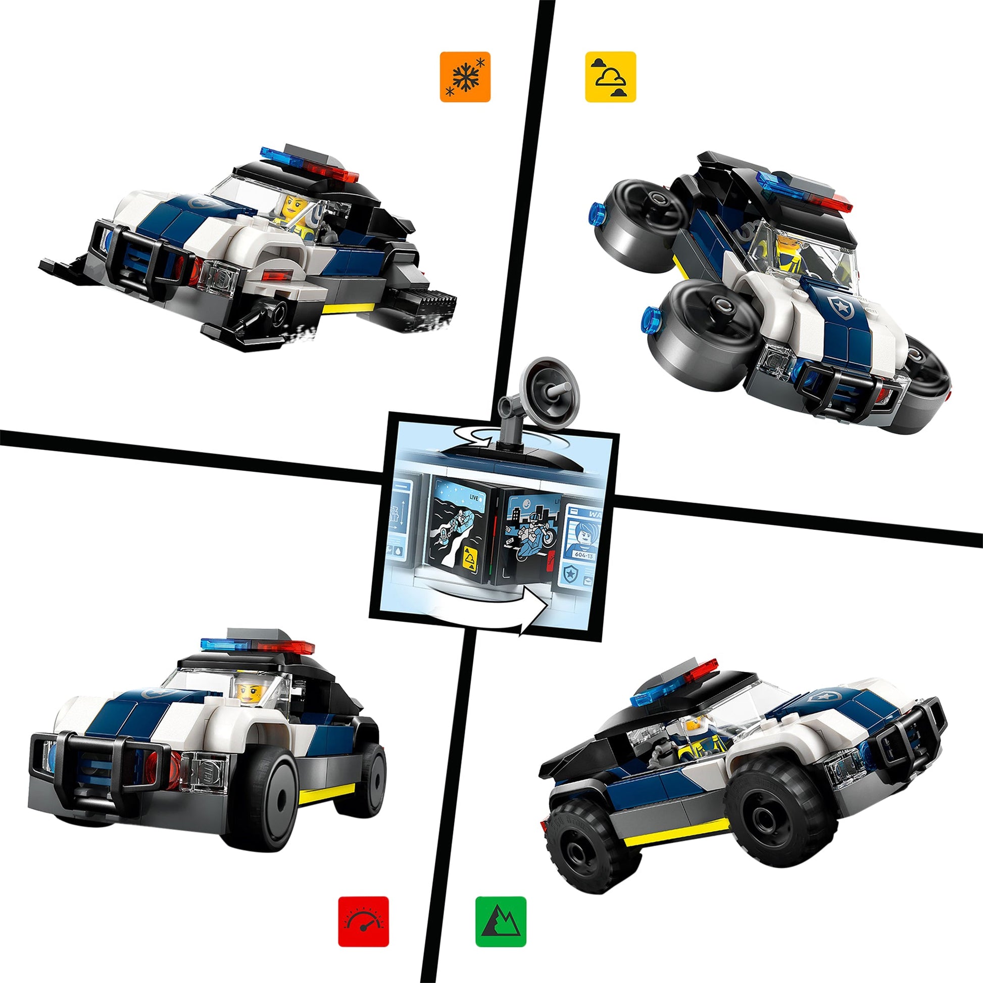 LEGO® City Custom Police Car Garage 60457 - Mastermind Toys___246714