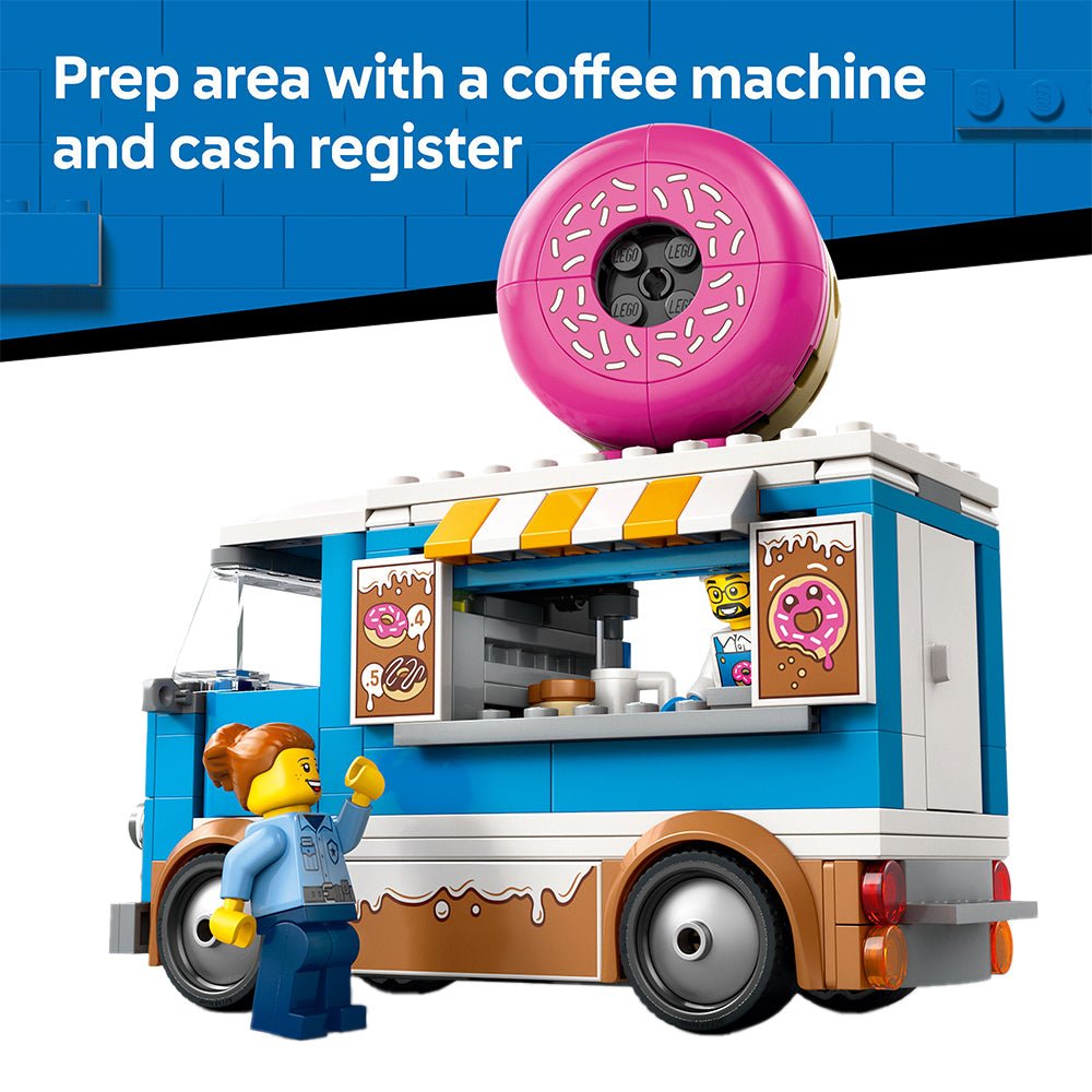 LEGO® City Donut Truck 60452 - Mastermind Toys___244175