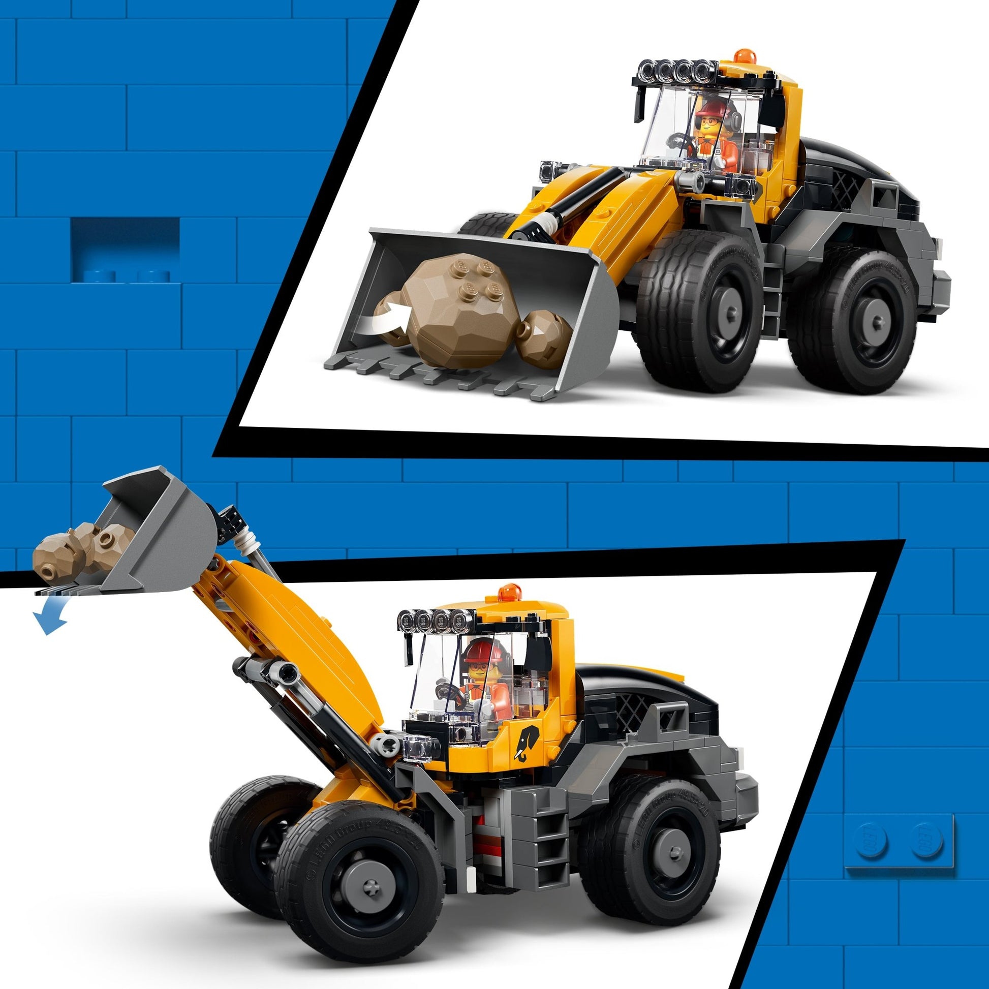 LEGO® City Dump Truck & Front End Loader 60494 - Mastermind Toys___253853