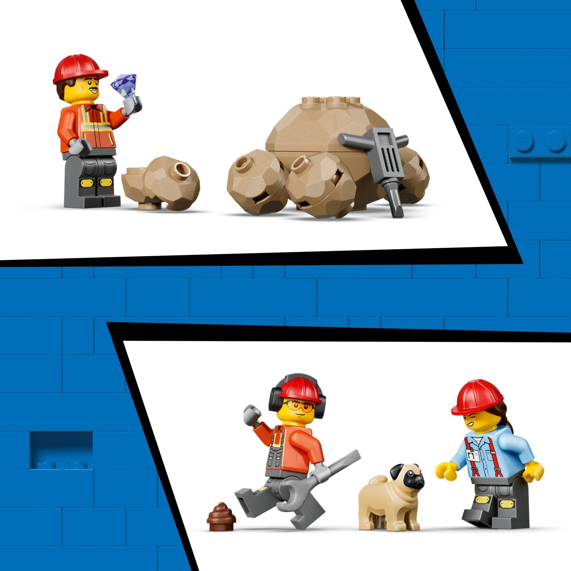 LEGO® City Dump Truck & Front End Loader 60494 - Mastermind Toys___253853