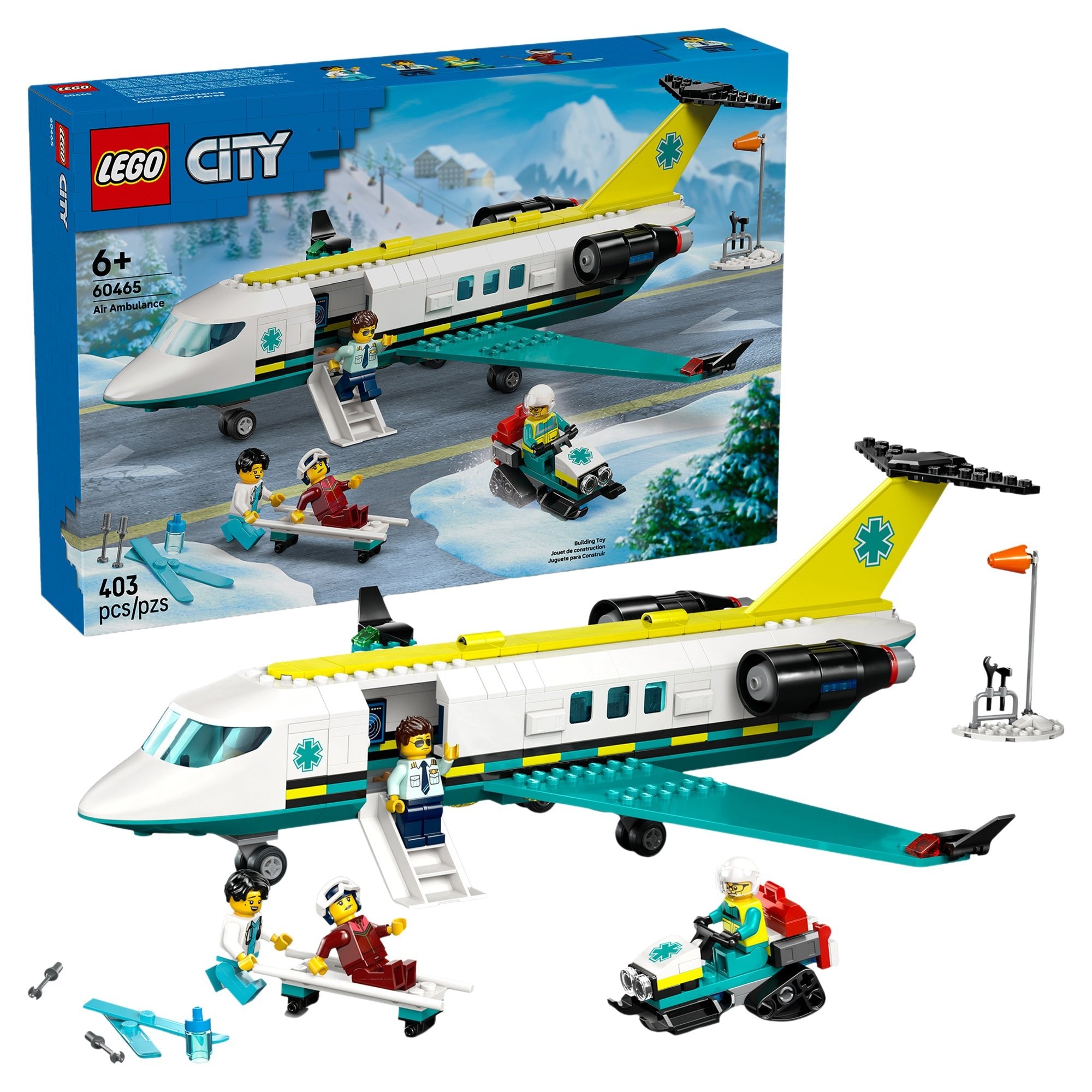 LEGO® City Emergency Air Ambulance Plane 60465 - Mastermind Toys___246713