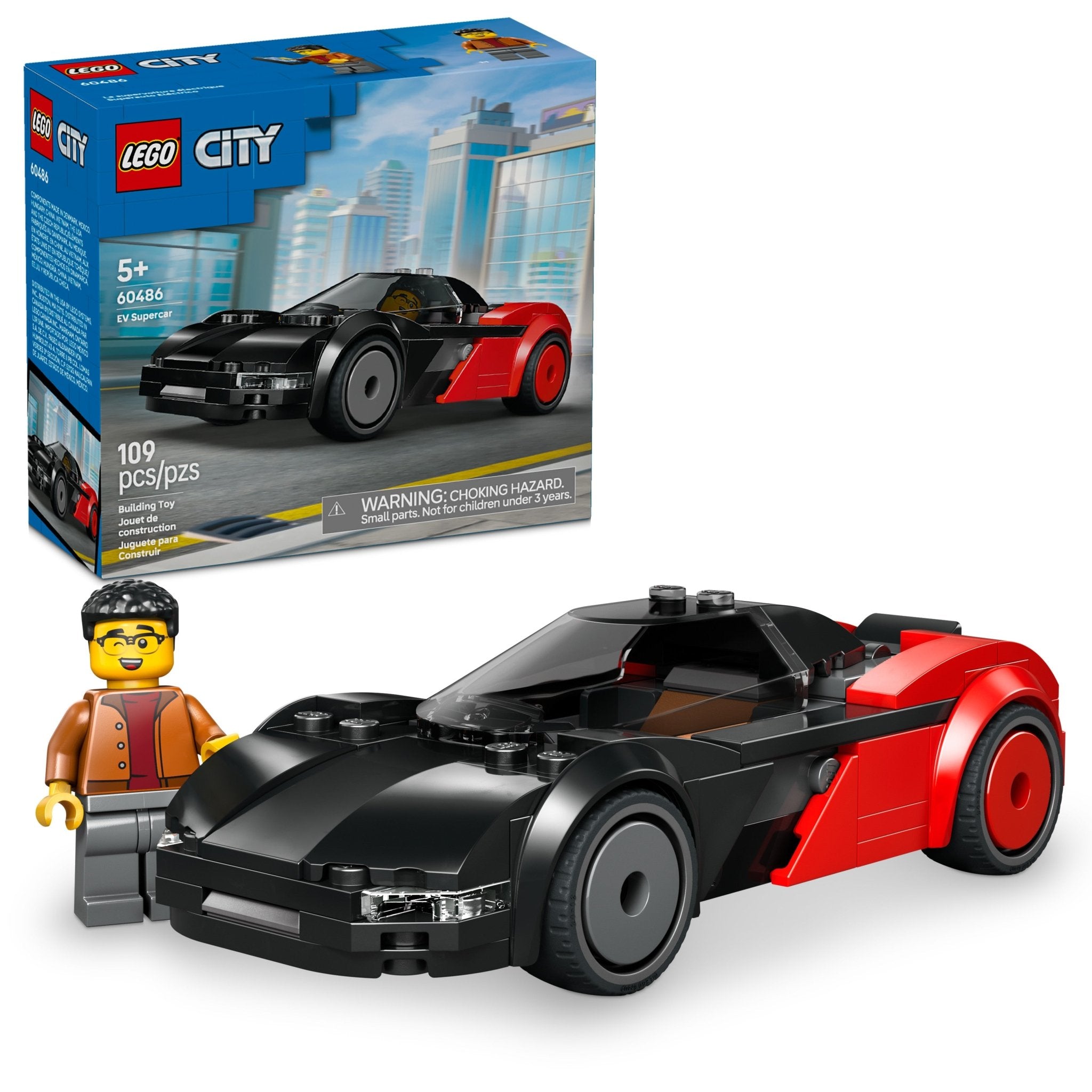 LEGO® City EV Supercar 60486 - Mastermind Toys___249537