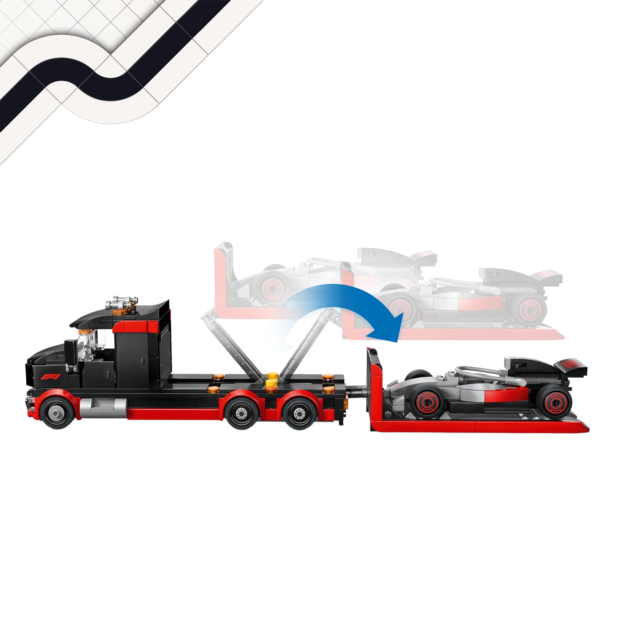 LEGO City F1 Display Truck with Audi F1 Race Car 60493 - Mastermind Toys___249623